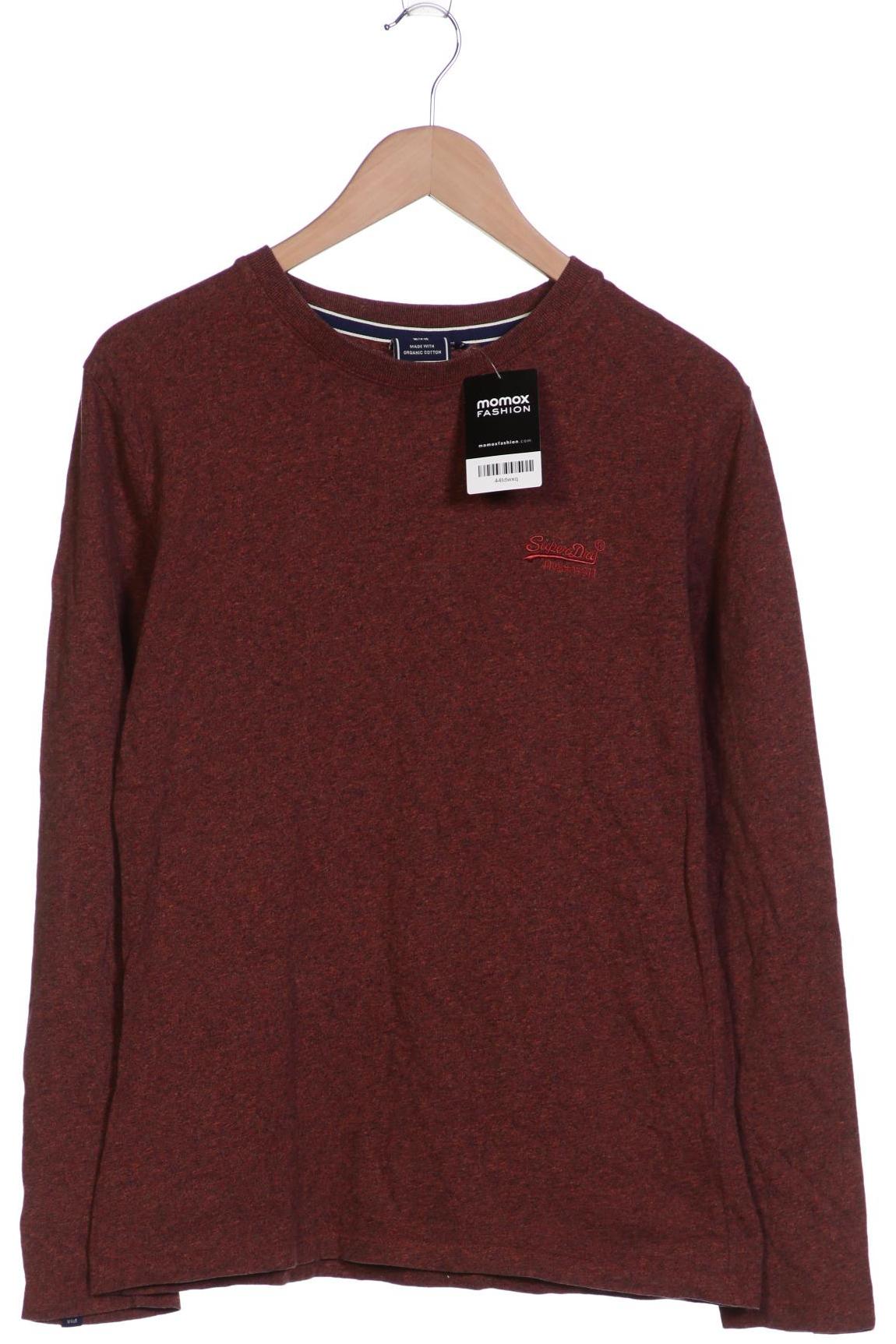 

Superdry Herren Langarmshirt, bordeaux