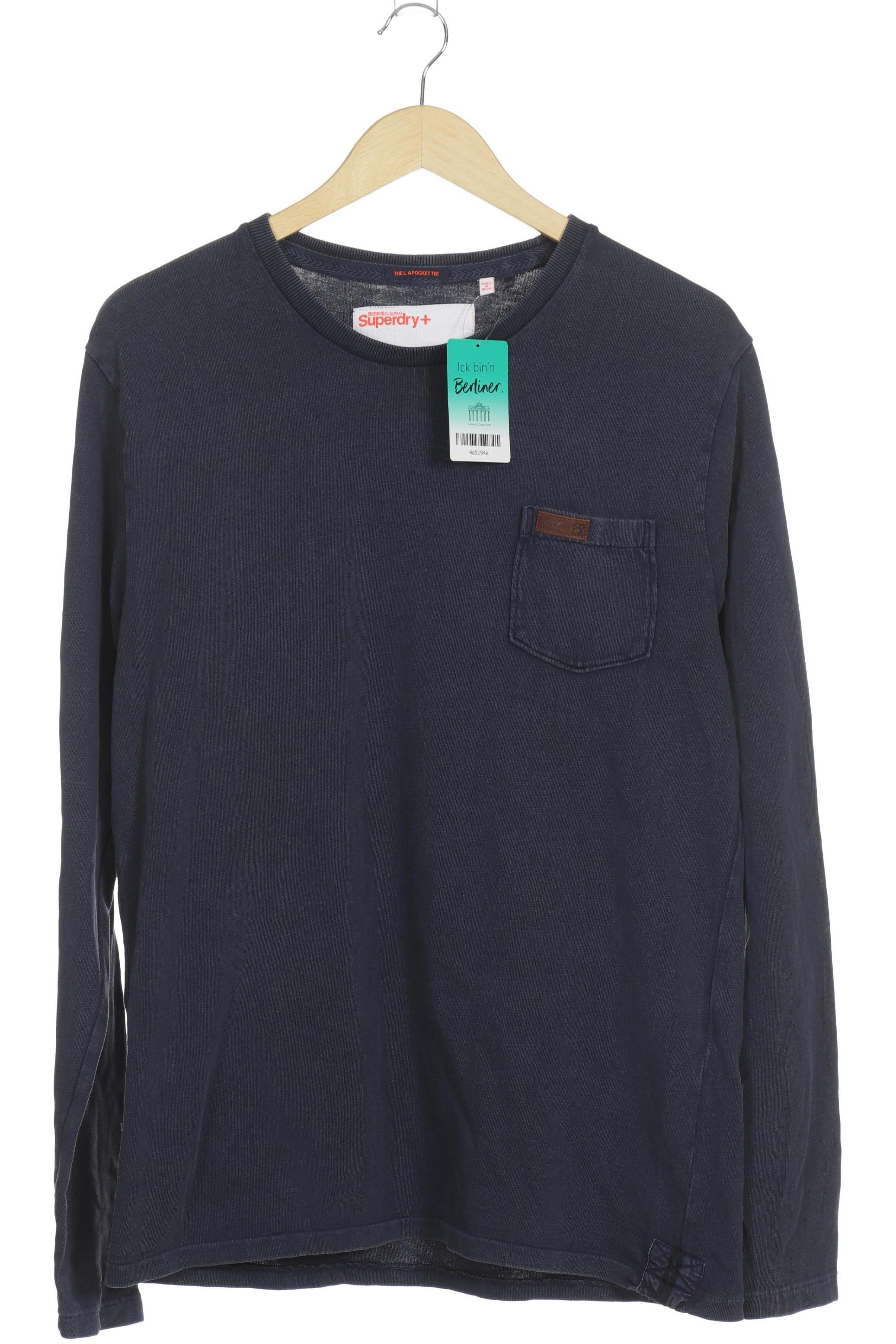 

Superdry Herren Langarmshirt, blau, Gr.