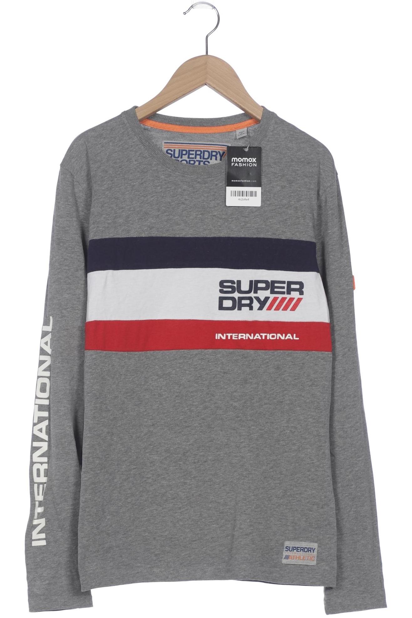 

Superdry Herren Langarmshirt, grau, Gr. 46
