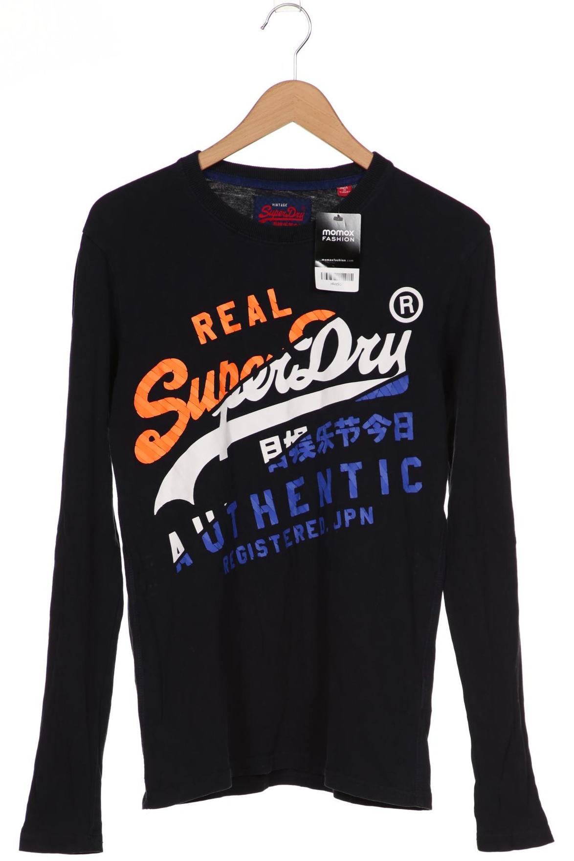 

Superdry Herren Langarmshirt, marineblau