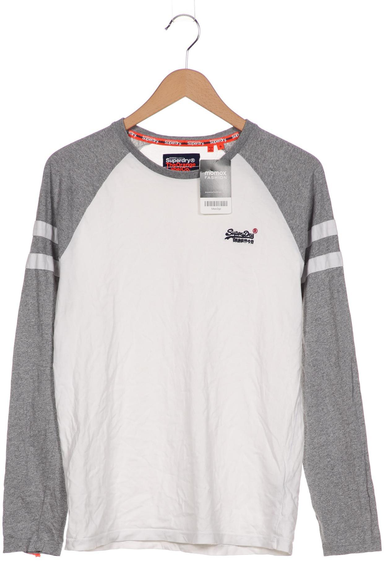 

Superdry Herren Langarmshirt, weiß, Gr. 46