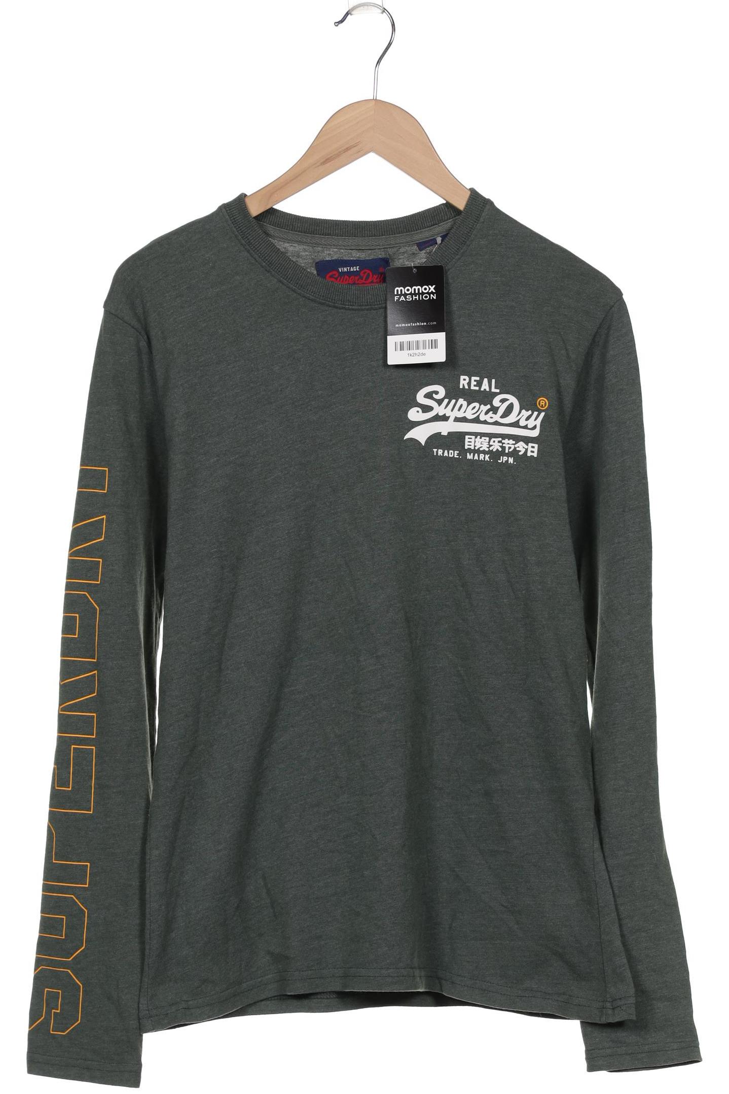 

Superdry Herren Langarmshirt, grün, Gr. 48