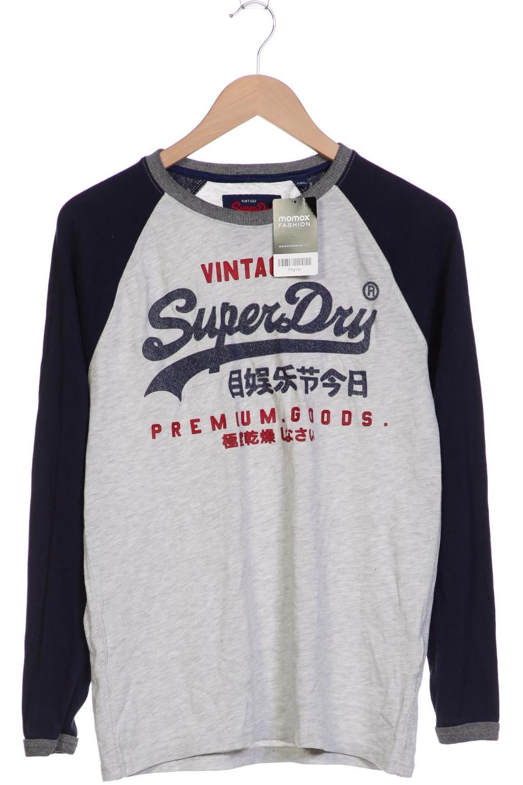 

Superdry Herren Langarmshirt, marineblau