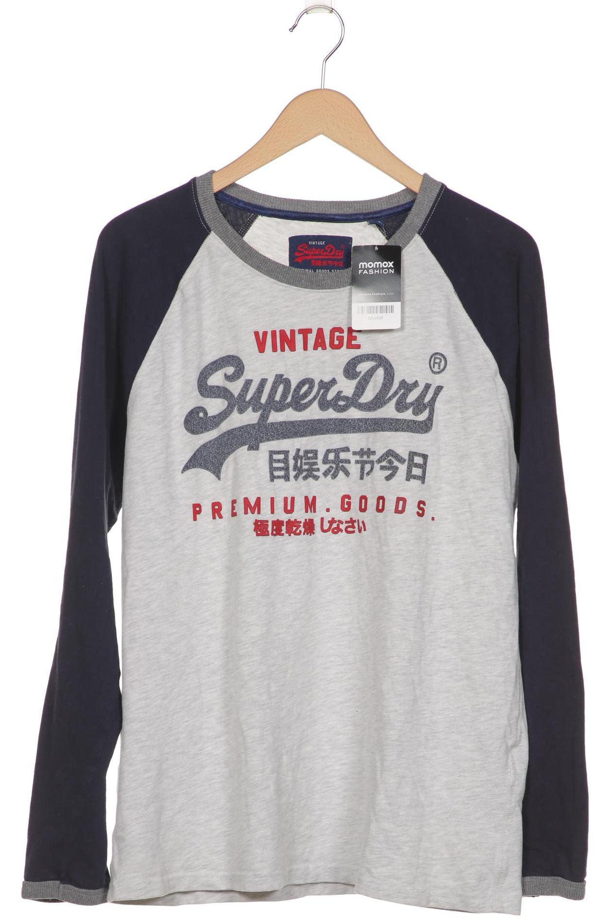 

Superdry Herren Langarmshirt, grau, Gr. 56