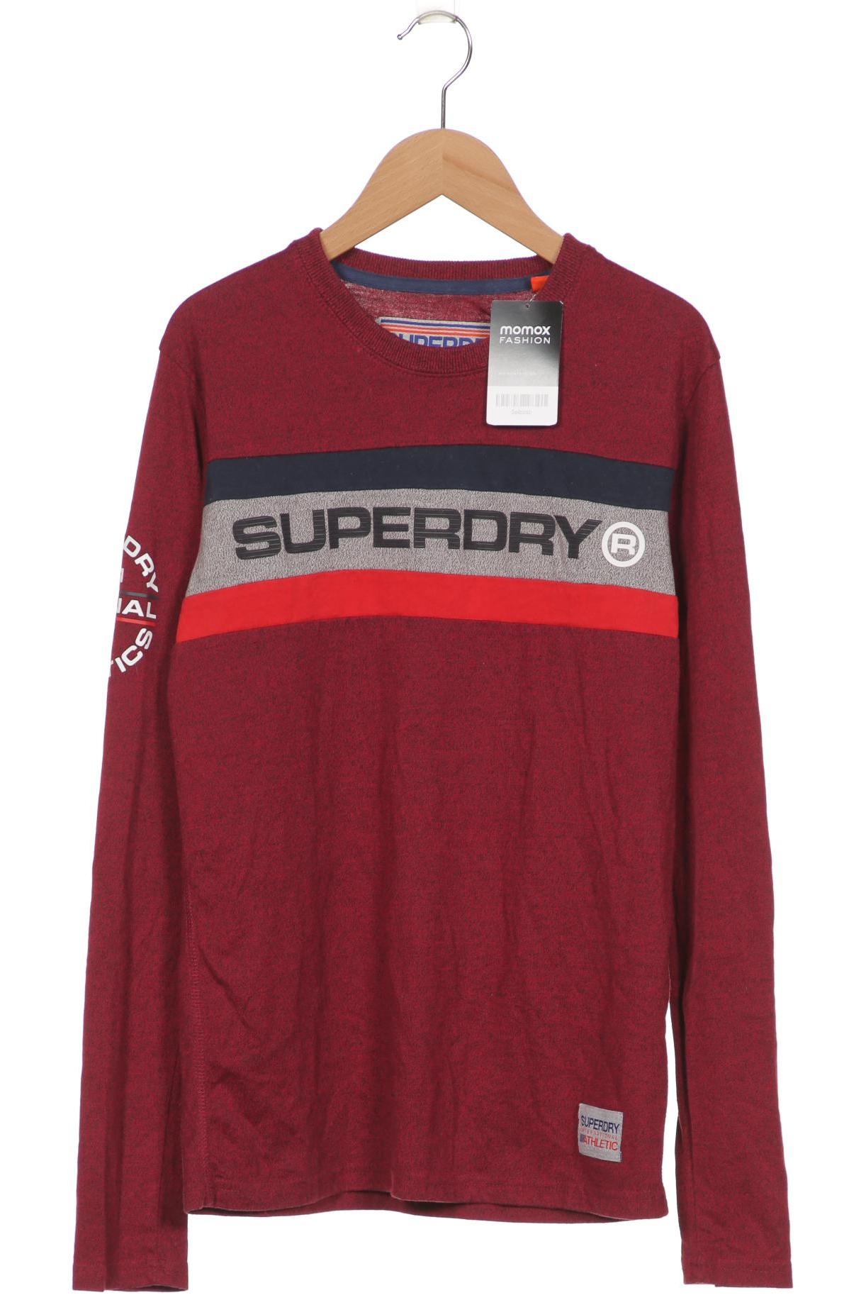 

Superdry Herren Langarmshirt, bordeaux