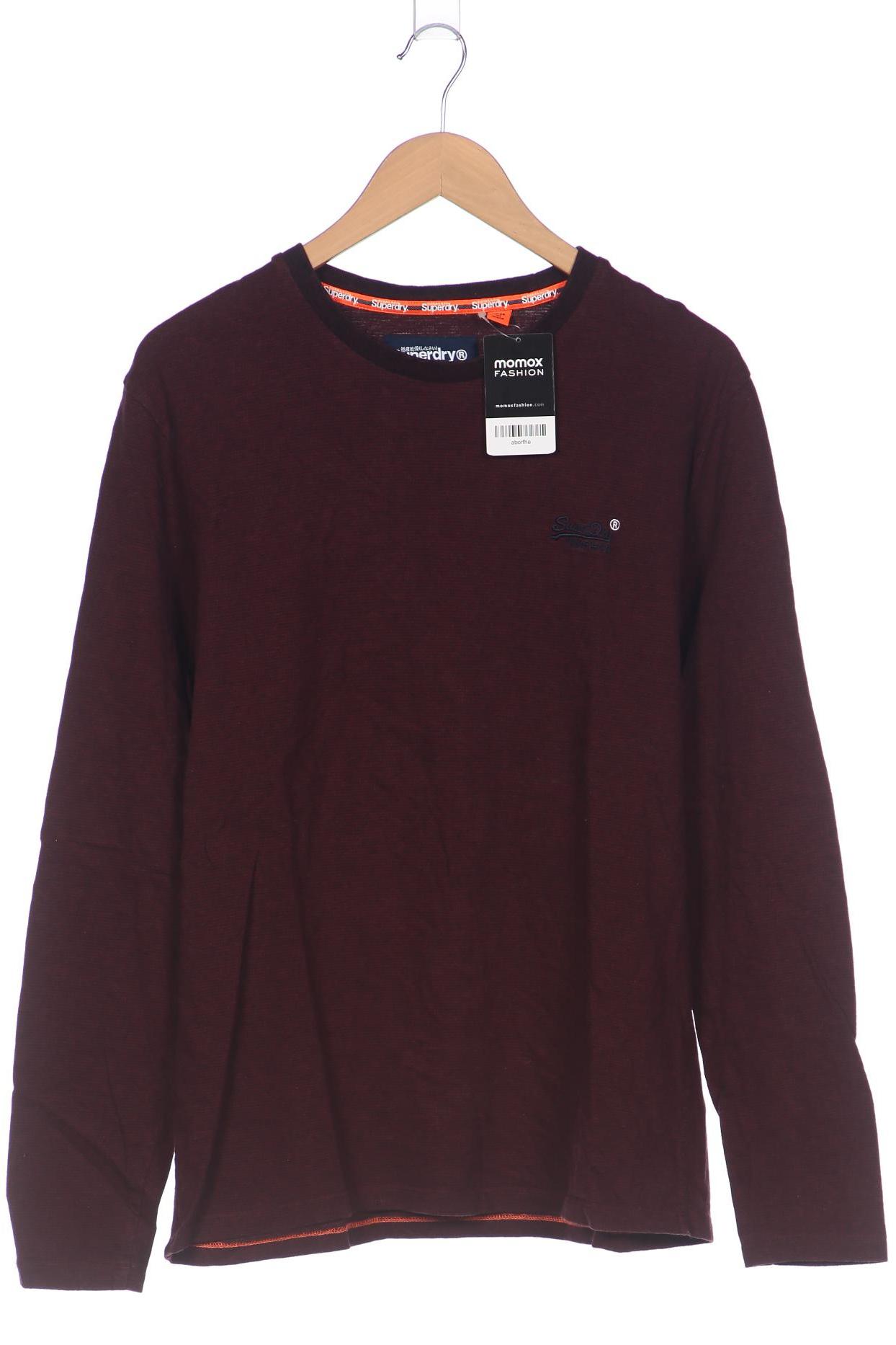 

Superdry Herren Langarmshirt, bordeaux, Gr. 54
