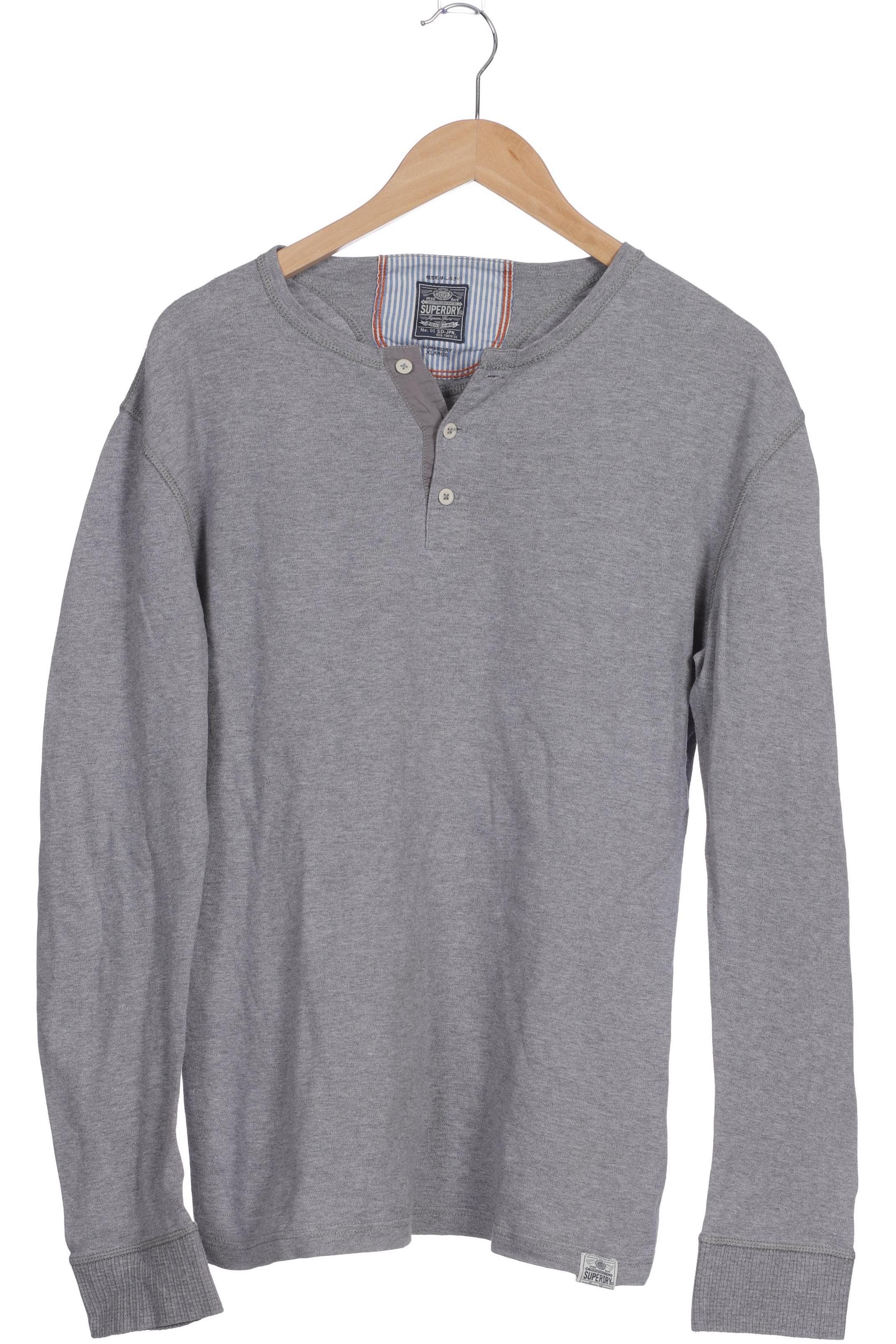 Thumbnail - Superdry Herren Langarmshirt, grau, Gr.