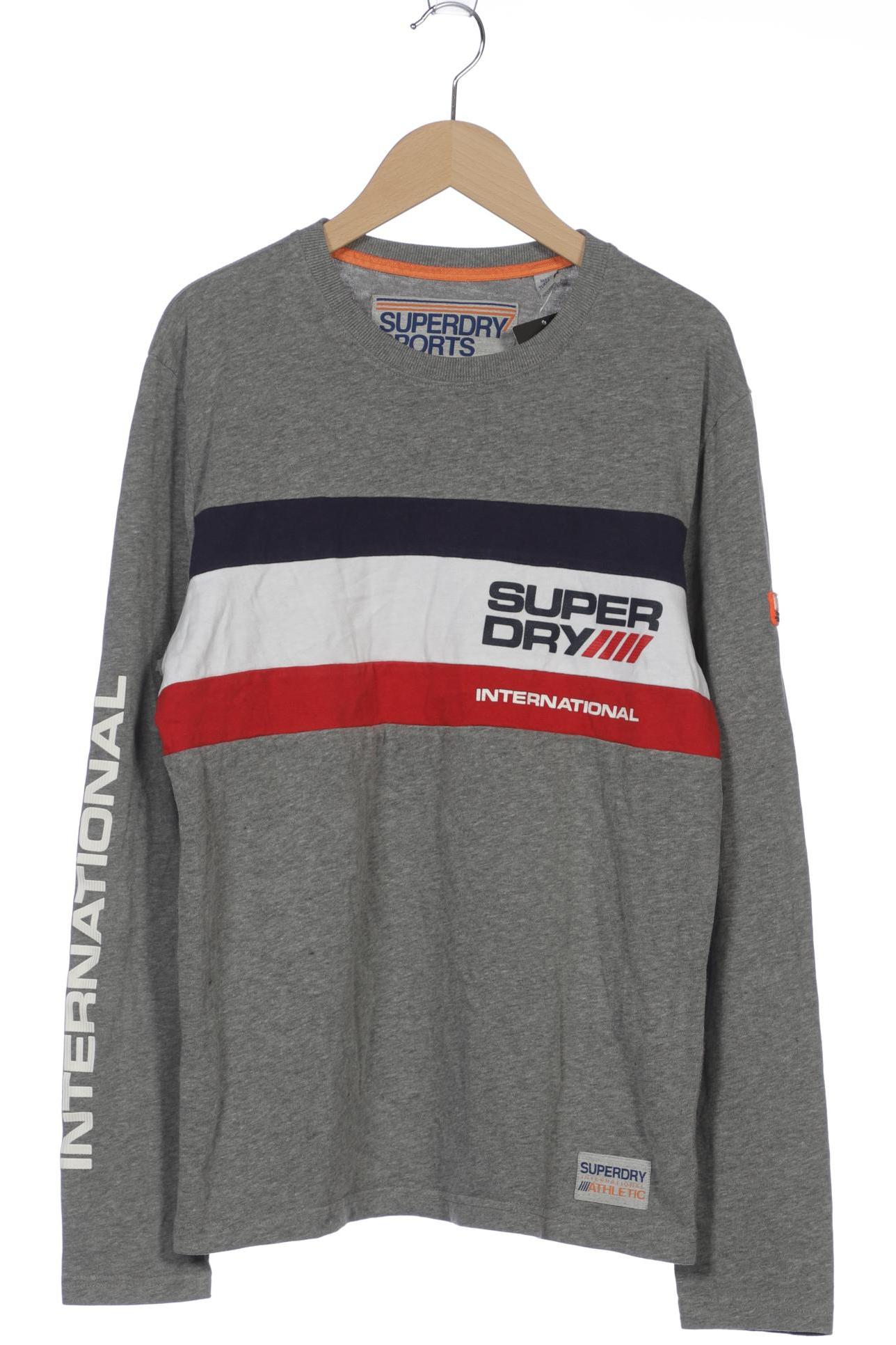 

Superdry Herren Langarmshirt, grau, Gr. 48