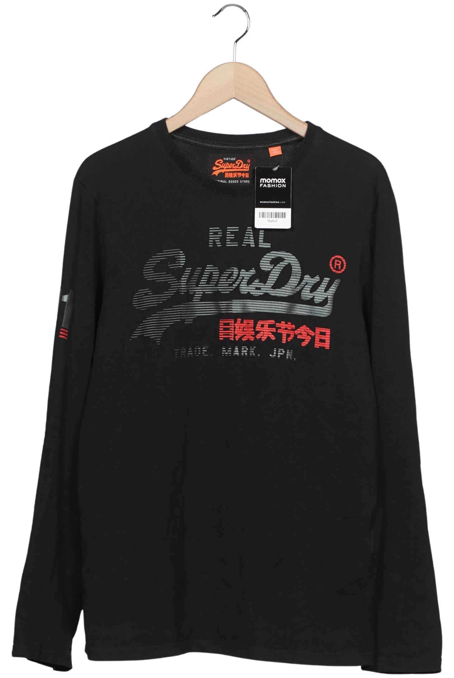 

Superdry Herren Langarmshirt, schwarz, Gr. 54