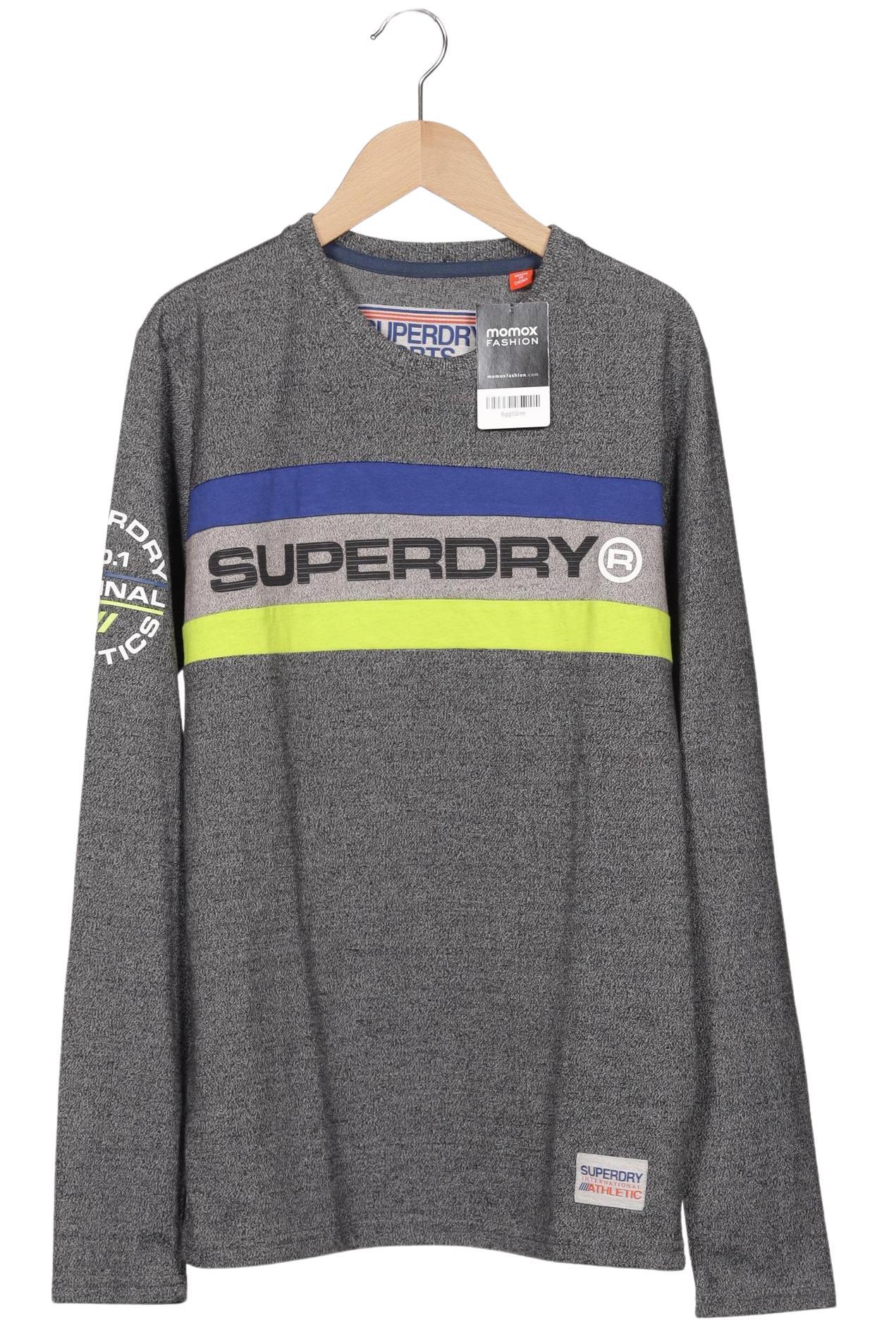 

Superdry Herren Langarmshirt, grau, Gr. 46