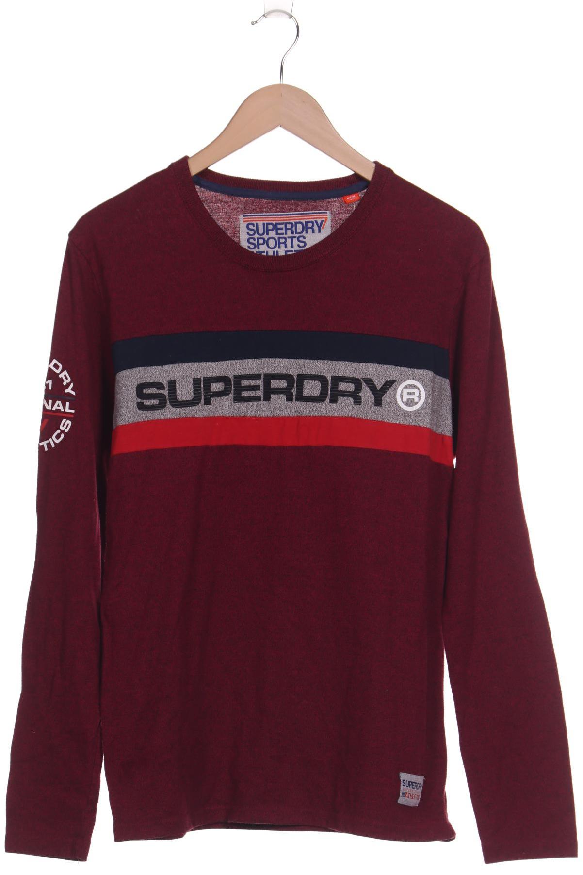 

Superdry Herren Langarmshirt, bordeaux, Gr. 54