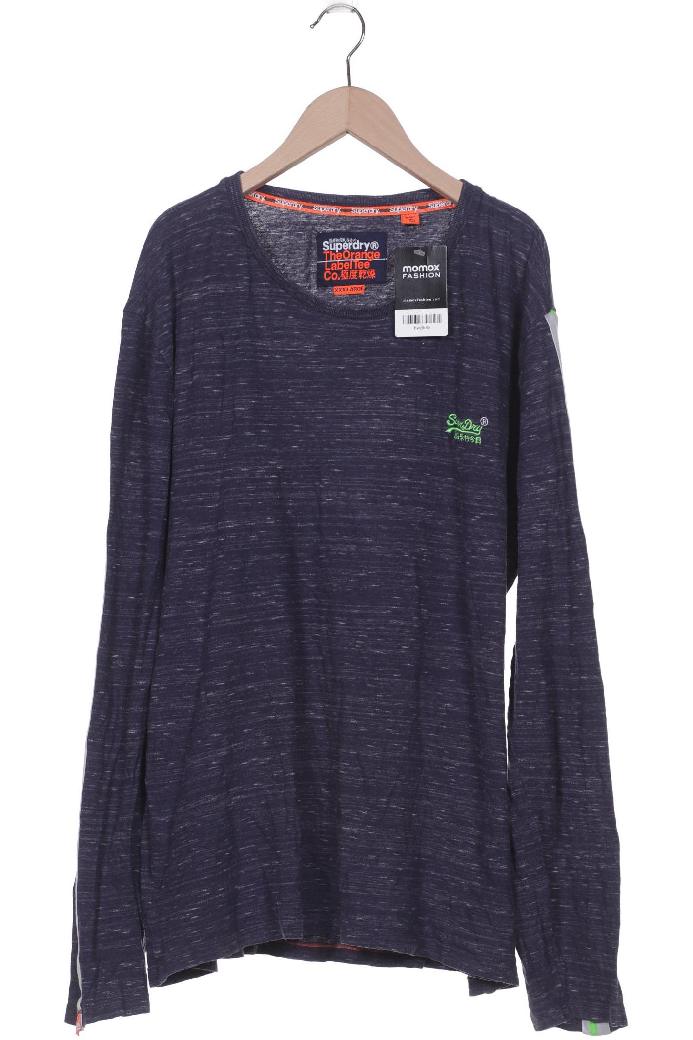 

Superdry Herren Langarmshirt, marineblau