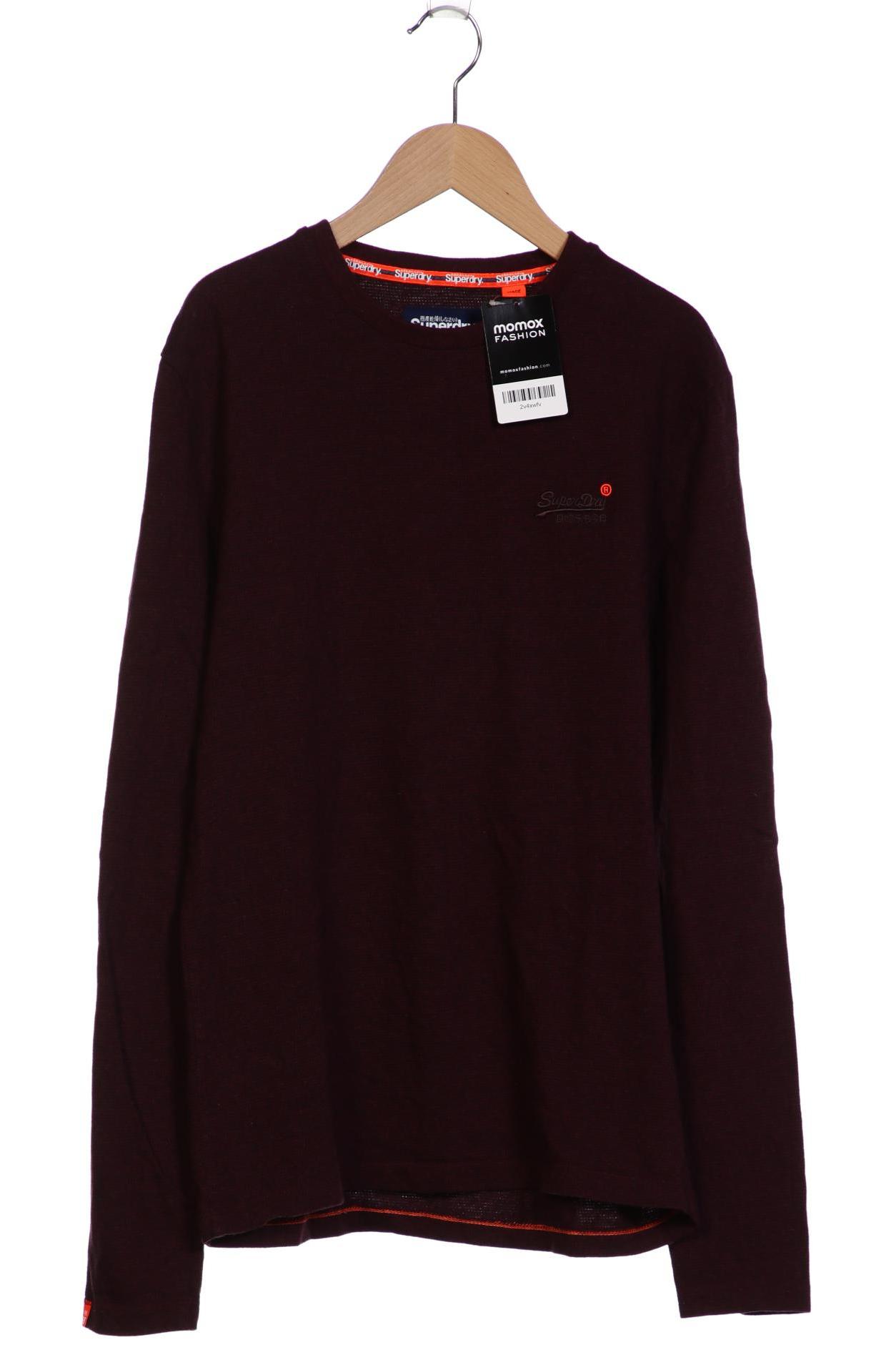 

Superdry Herren Langarmshirt, bordeaux, Gr. 48