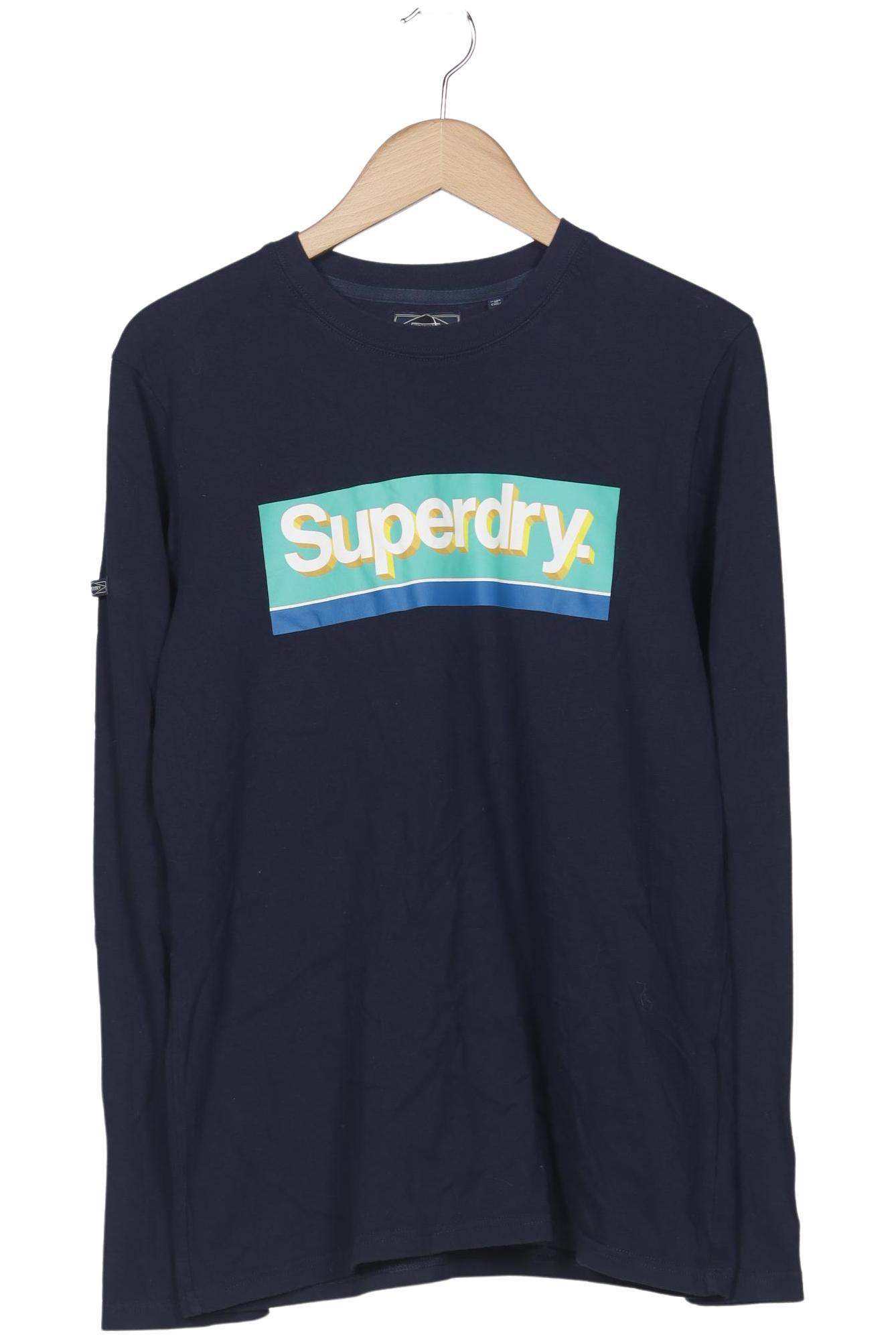

Superdry Herren Langarmshirt, marineblau, Gr. 48