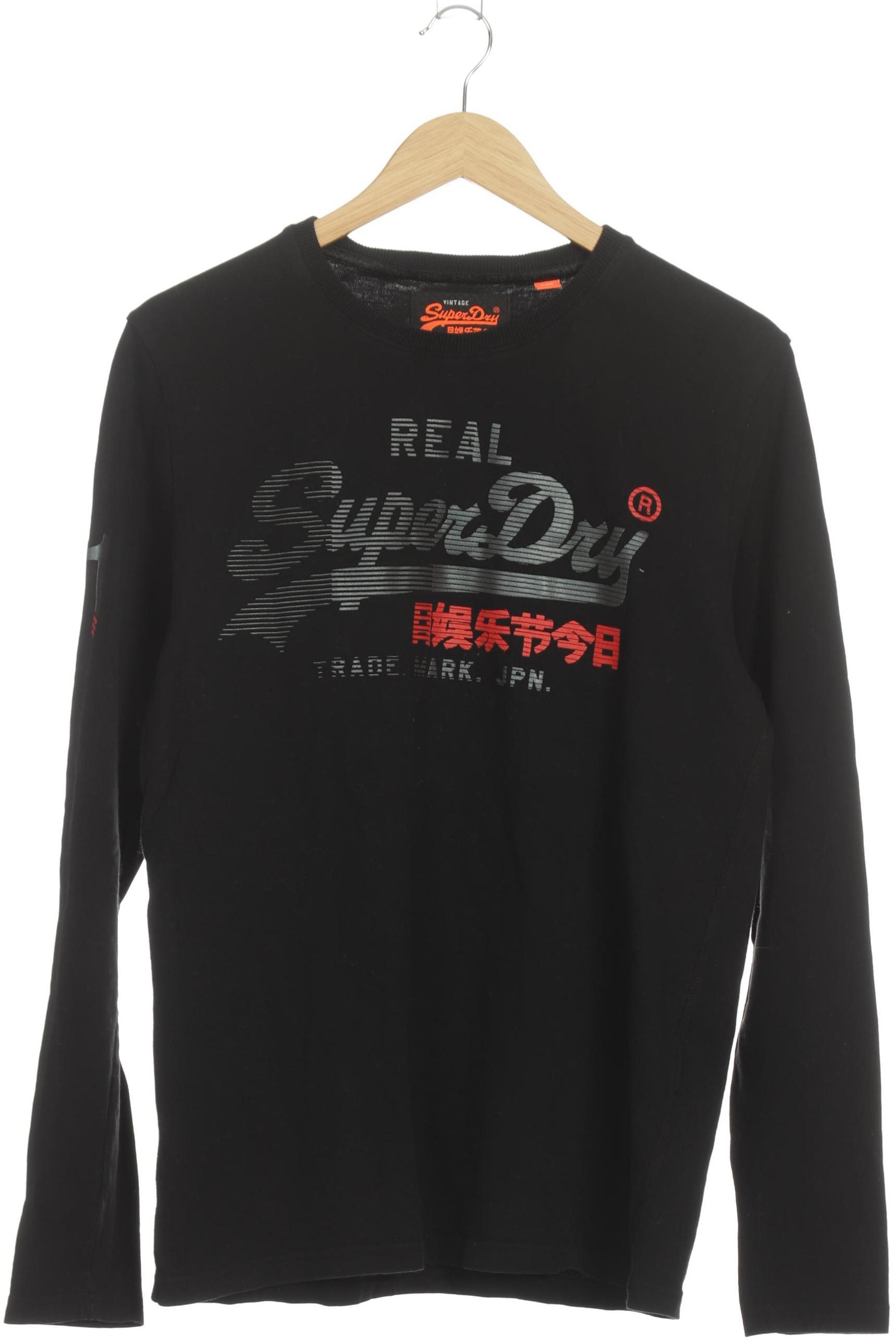 

Superdry Herren Langarmshirt, schwarz, Gr.