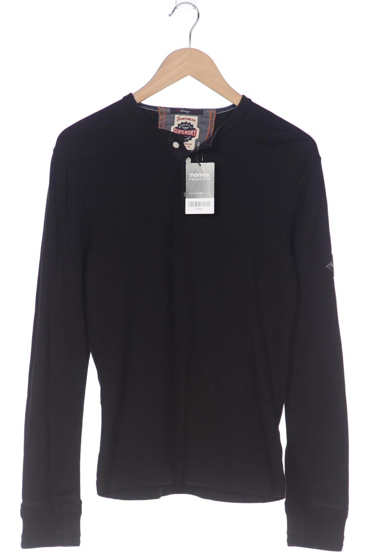 

Superdry Herren Langarmshirt, schwarz, Gr. 48