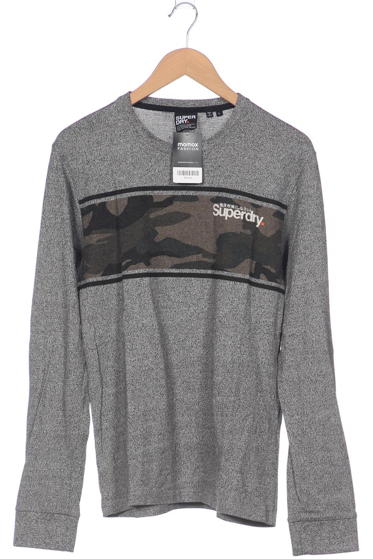 

Superdry Herren Langarmshirt, grau, Gr. 52