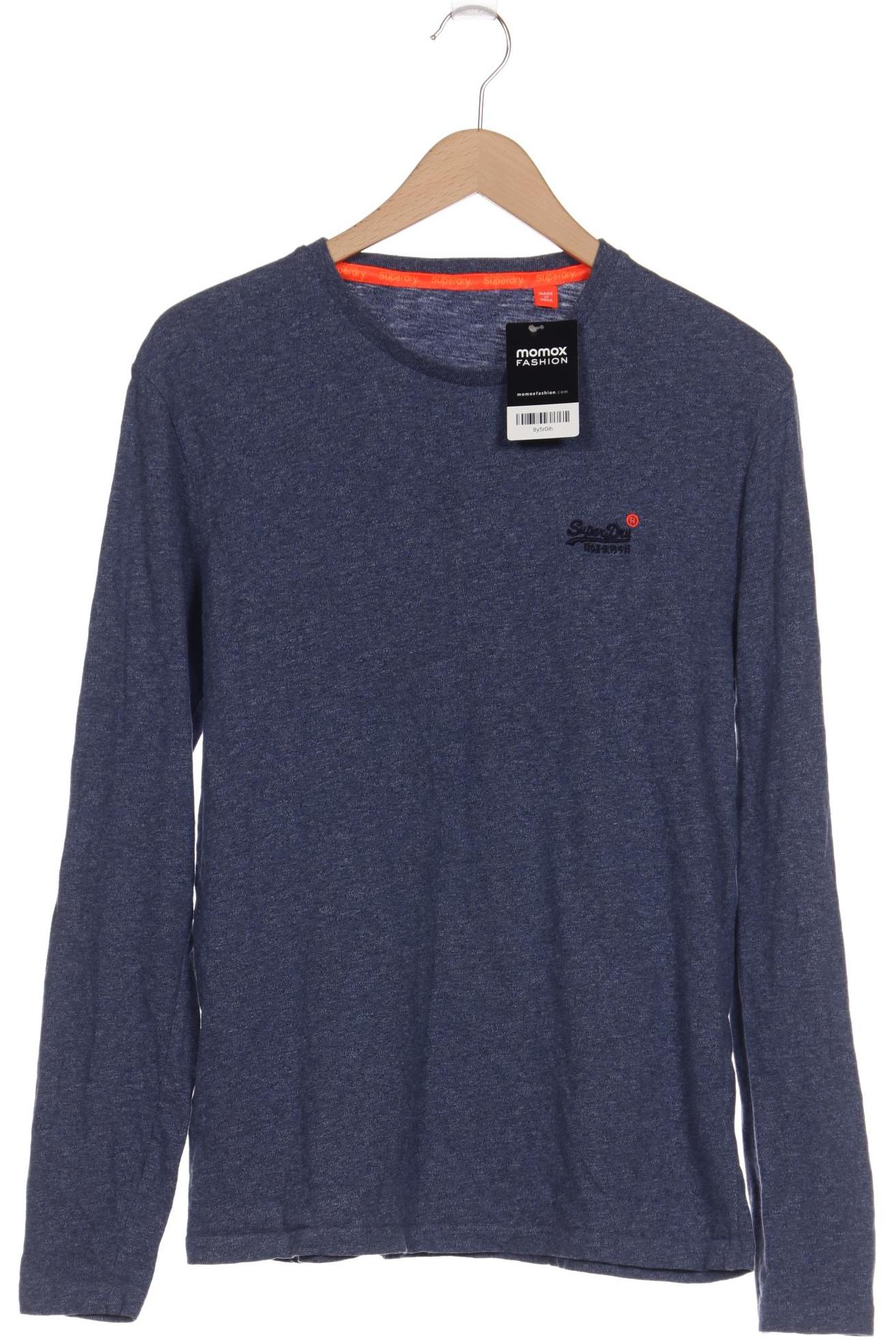 

Superdry Herren Langarmshirt, blau