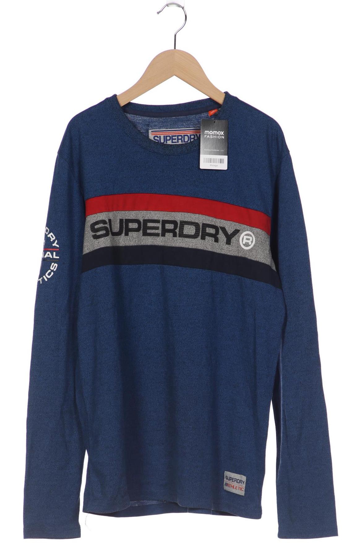 

Superdry Herren Langarmshirt, blau