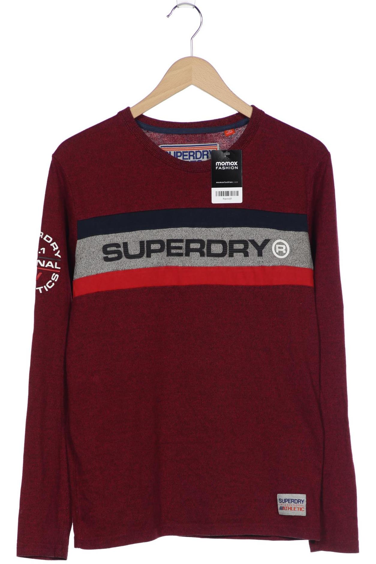 

Superdry Herren Langarmshirt, bordeaux, Gr. 48