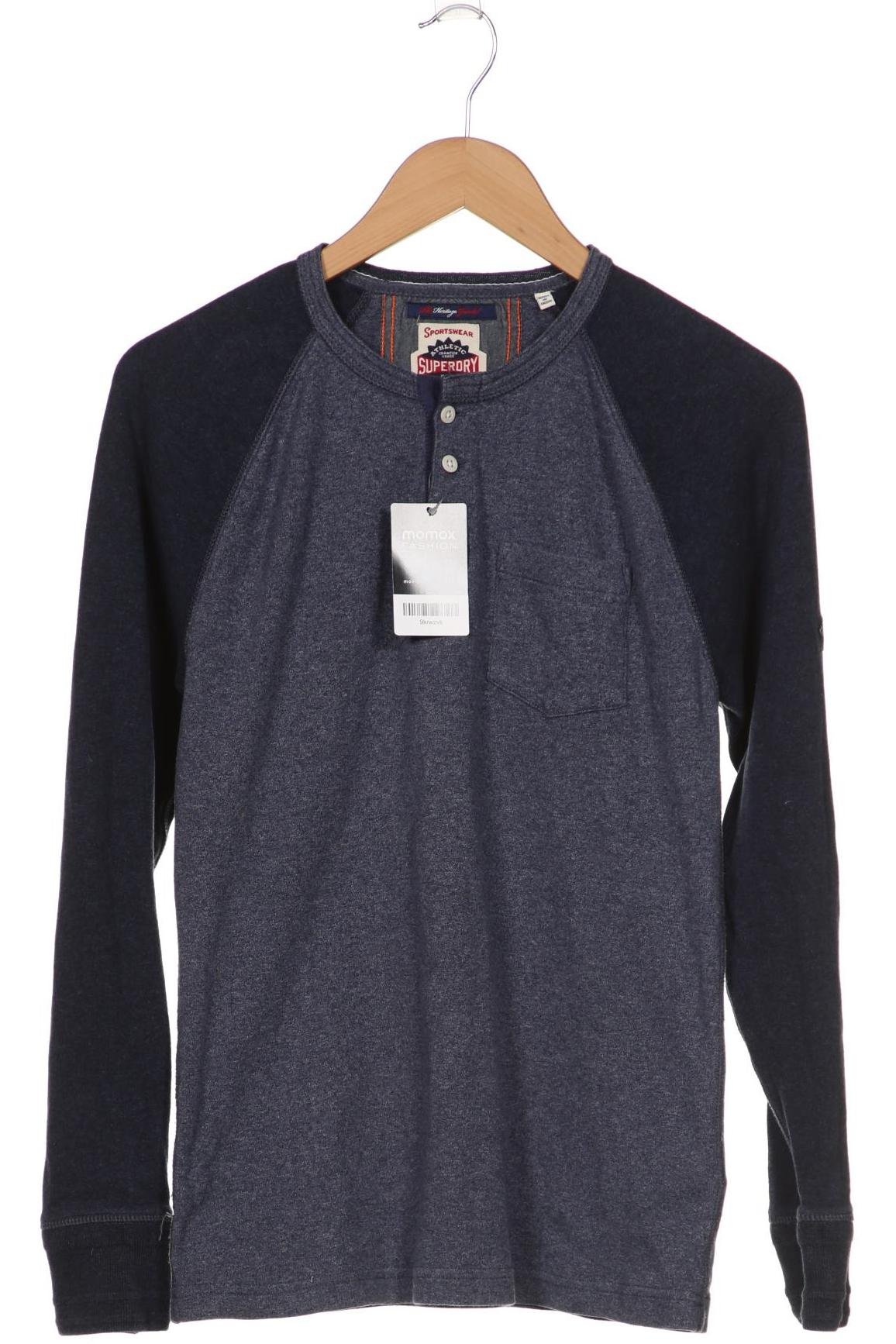 

Superdry Herren Langarmshirt, blau