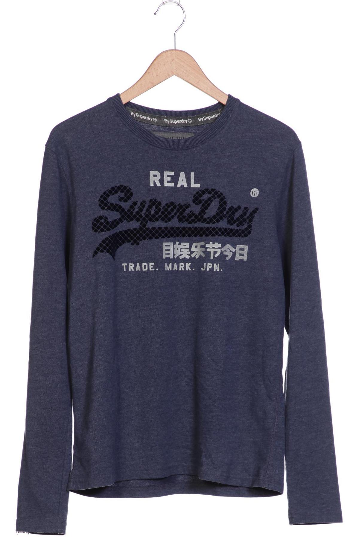 

Superdry Herren Langarmshirt, marineblau
