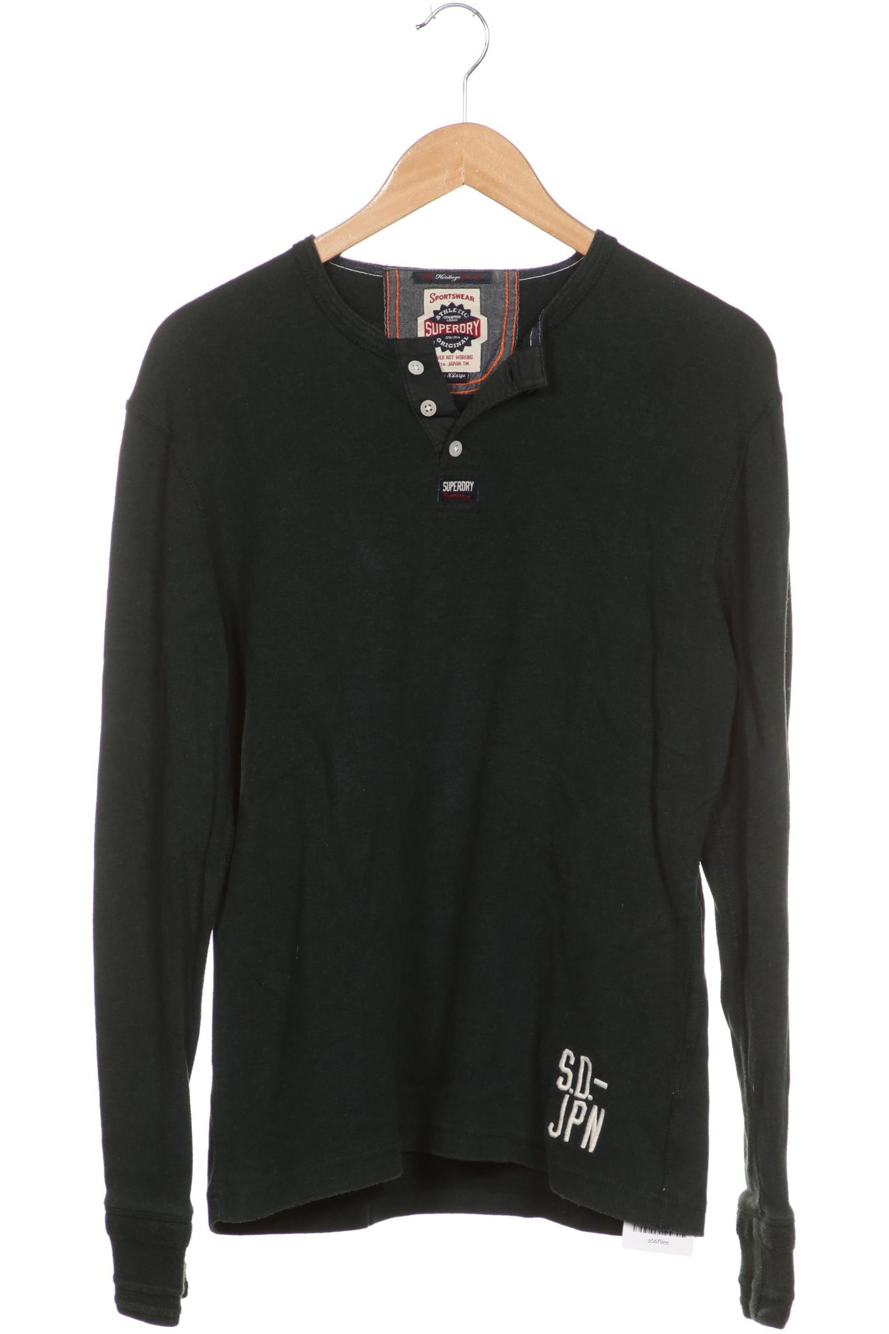 

Superdry Herren Langarmshirt, grün, Gr.
