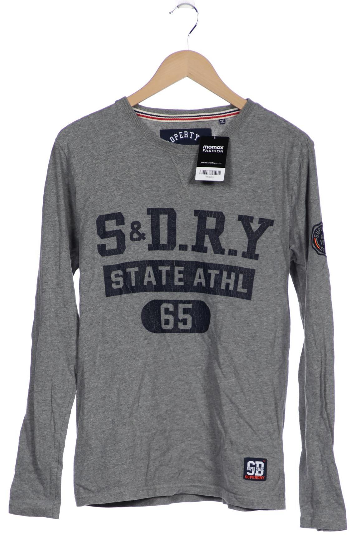

Superdry Herren Langarmshirt, grau, Gr. 48