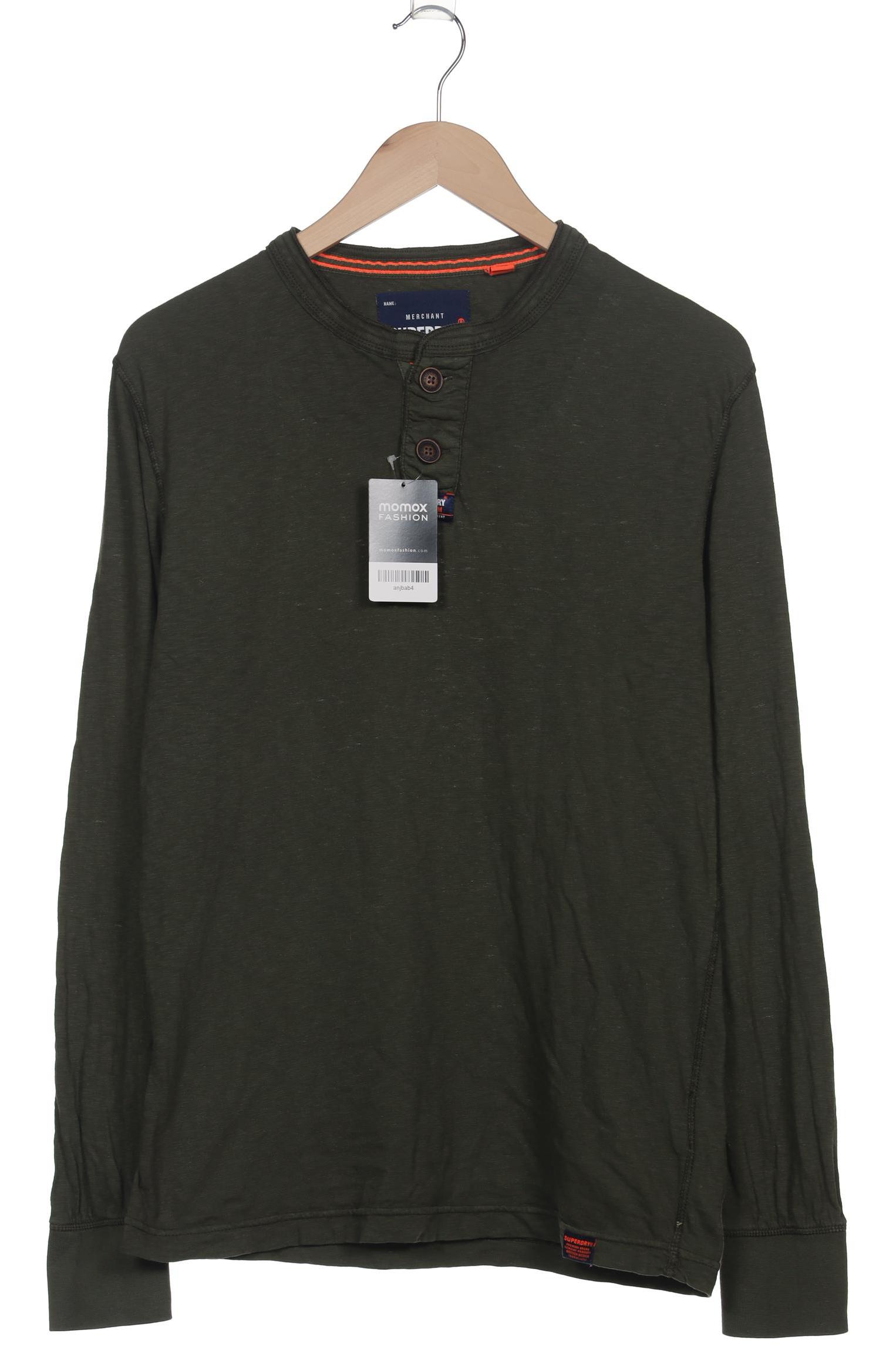 

Superdry Herren Langarmshirt, grün, Gr. 52