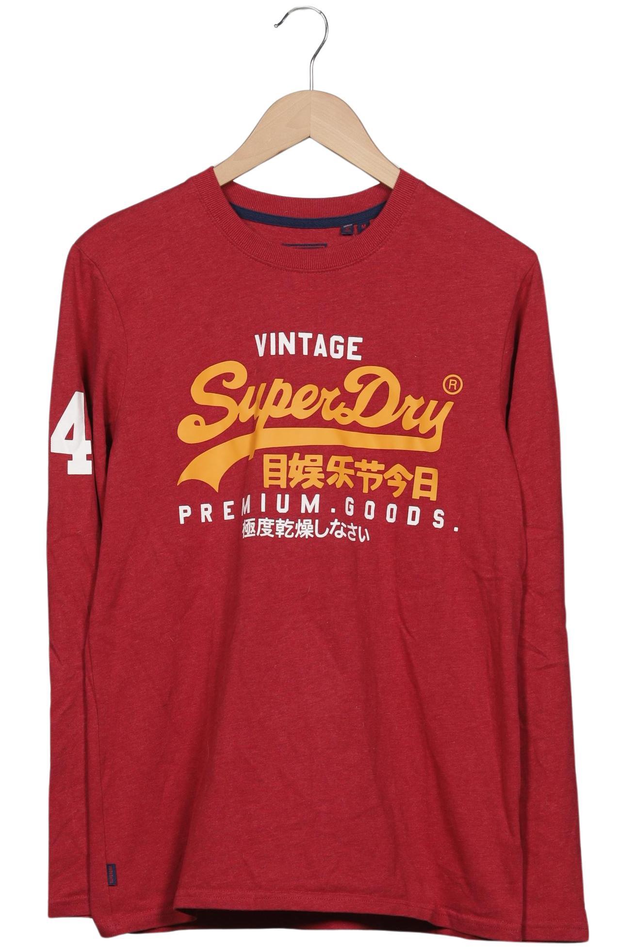 

Superdry Herren Langarmshirt, rot, Gr. 48