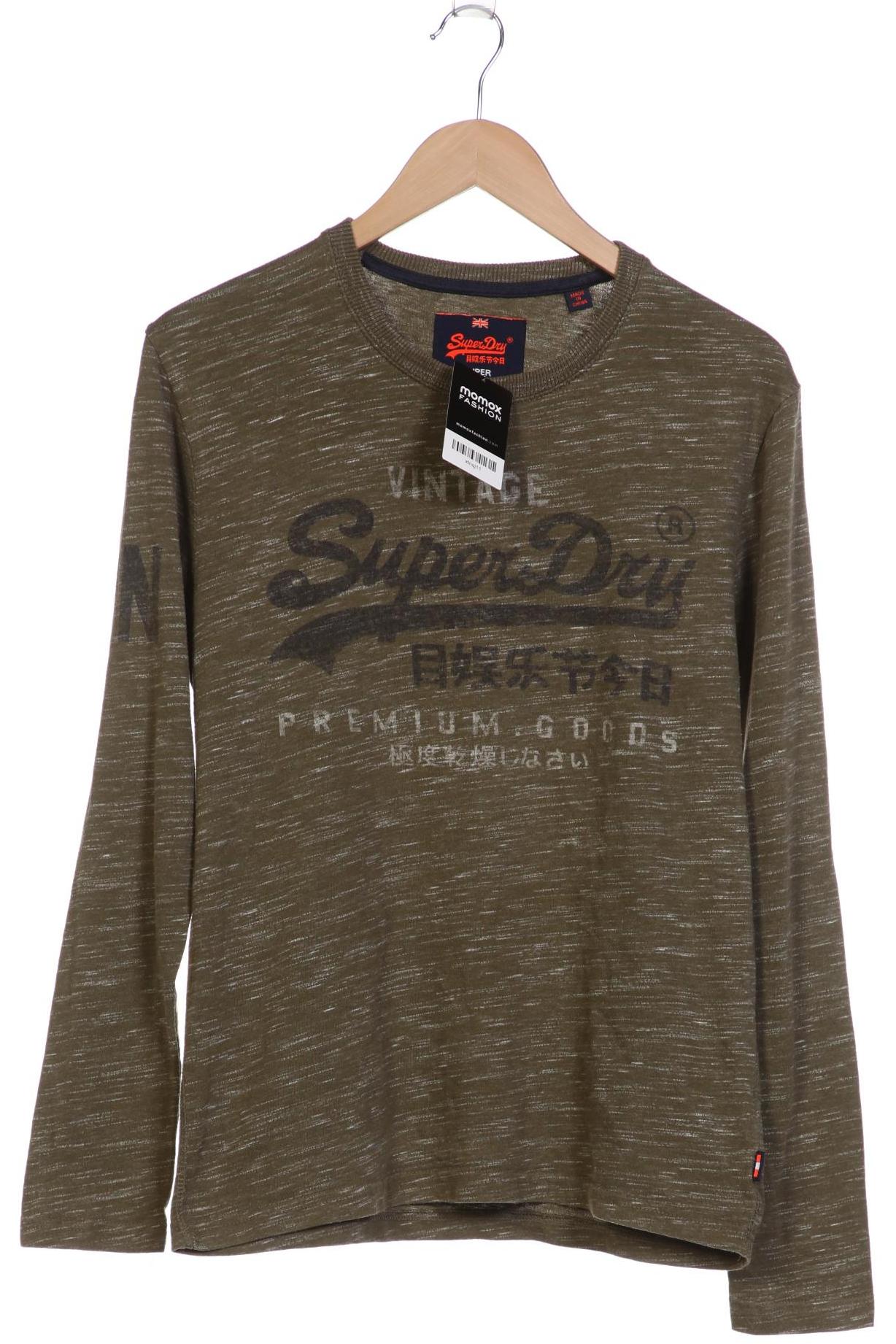 

Superdry Herren Langarmshirt, grün, Gr. 52