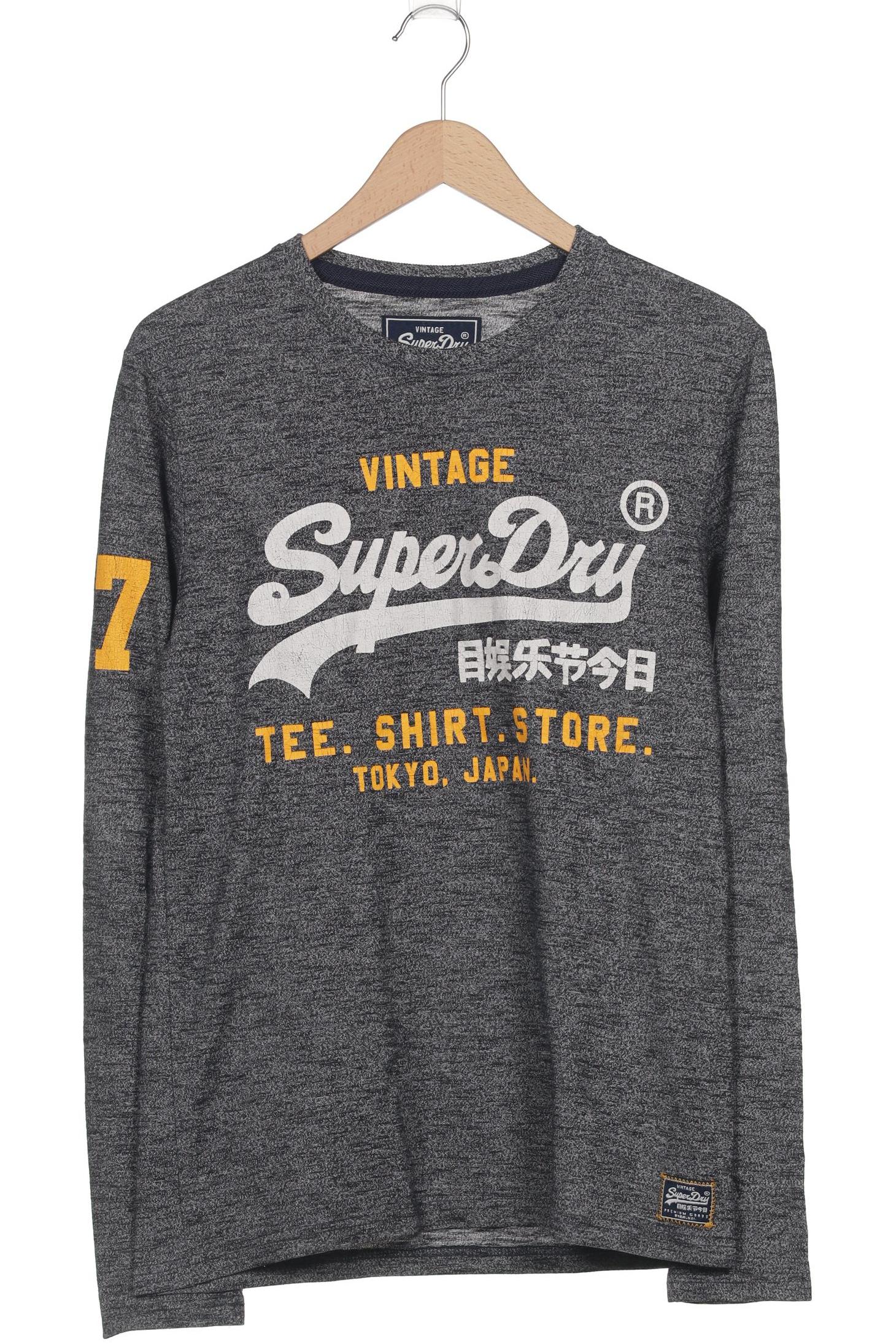 

Superdry Herren Langarmshirt, grau, Gr. 48