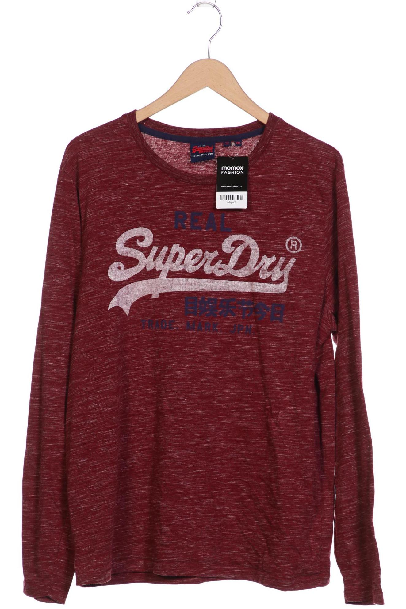 

Superdry Herren Langarmshirt, rot