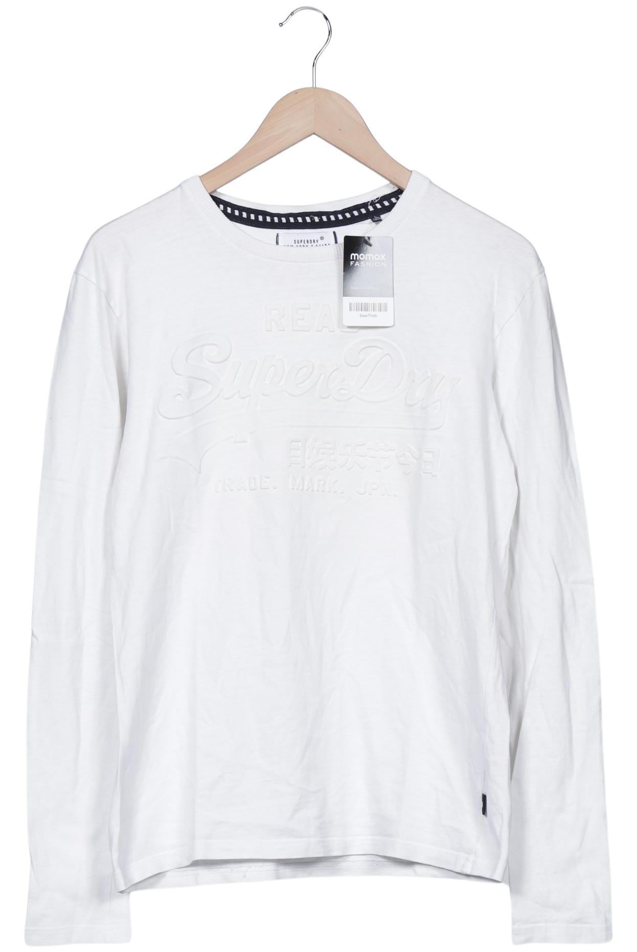 

Superdry Herren Langarmshirt, weiß, Gr. 46