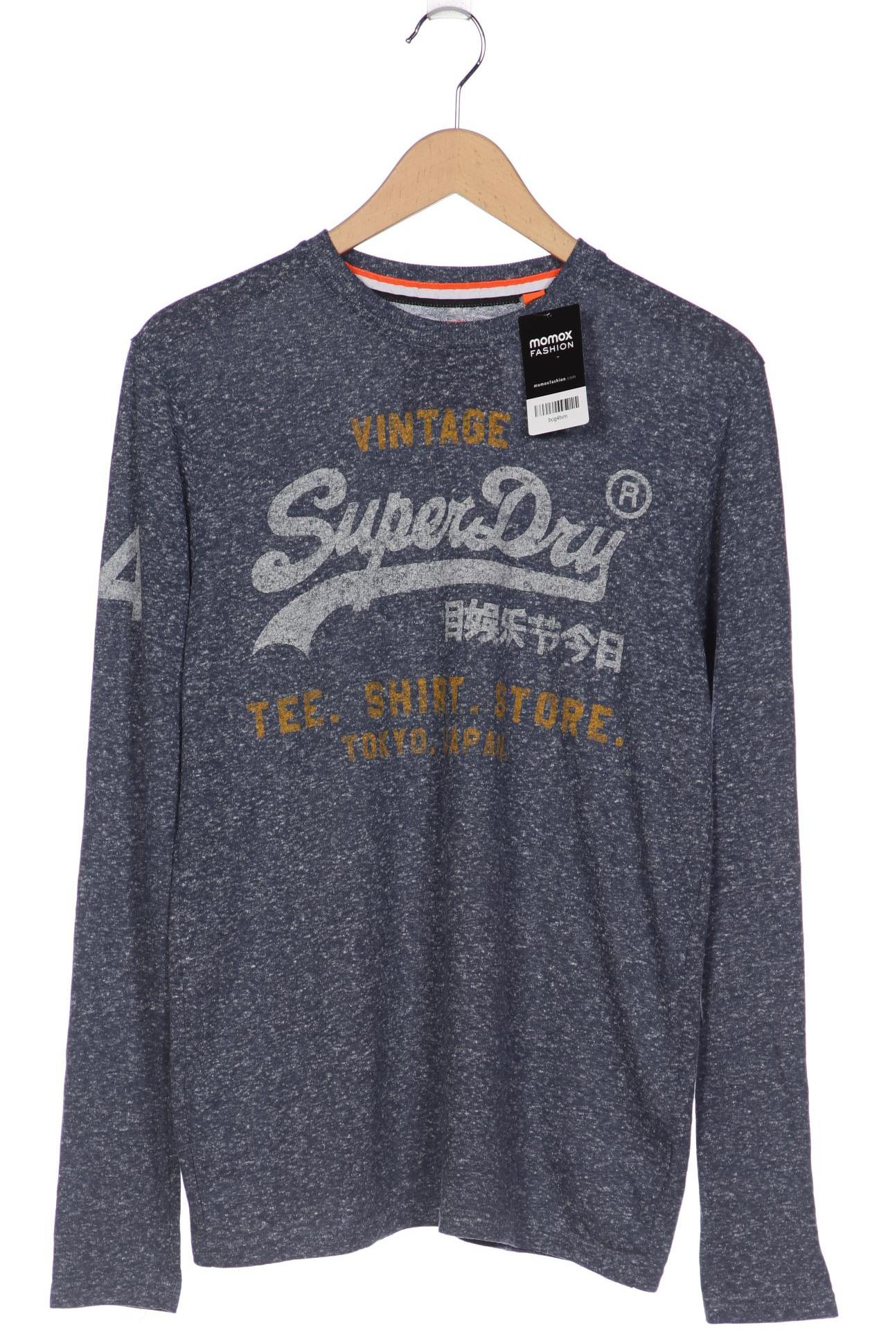 

Superdry Herren Langarmshirt, marineblau