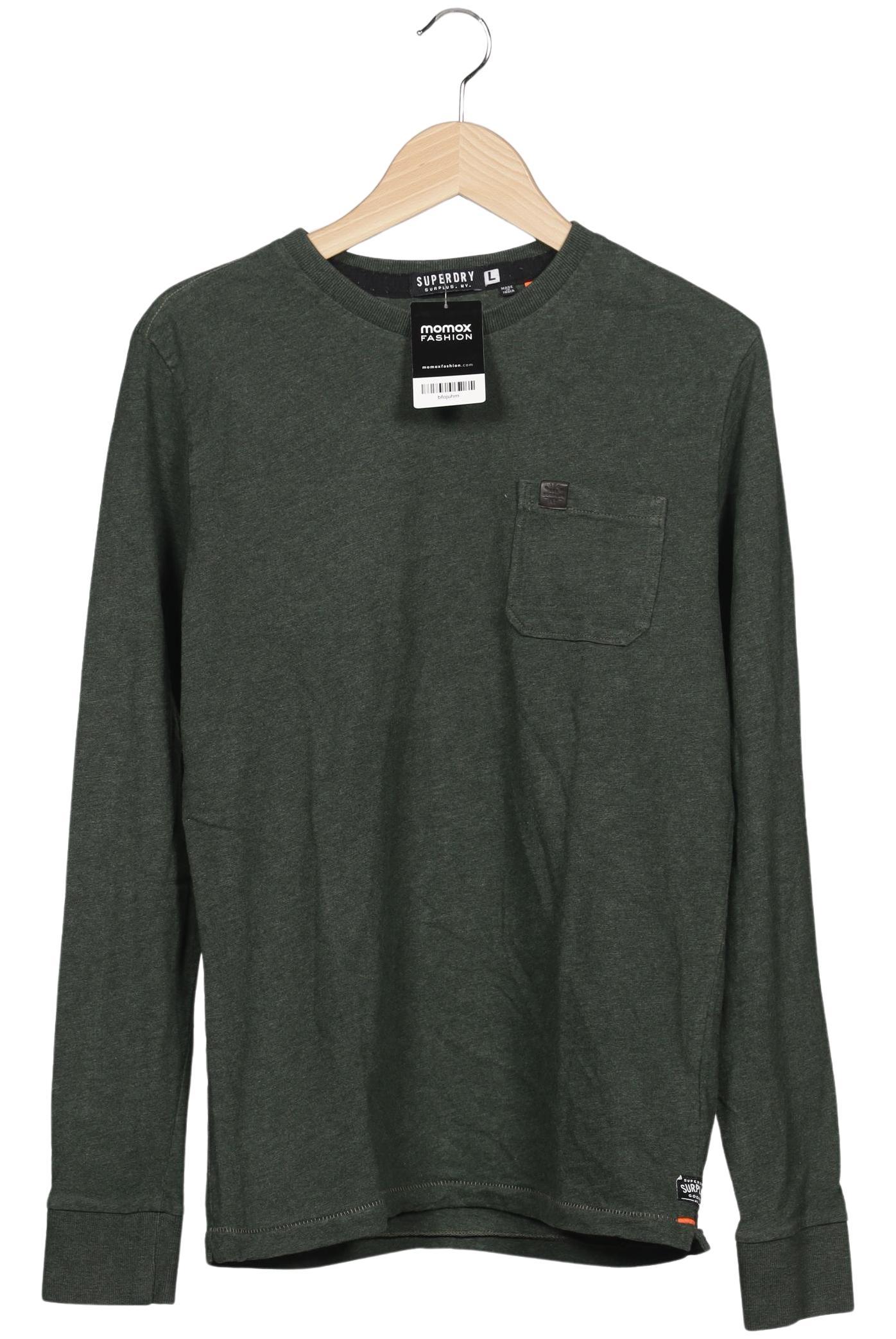 

Superdry Herren Langarmshirt, grün, Gr. 52