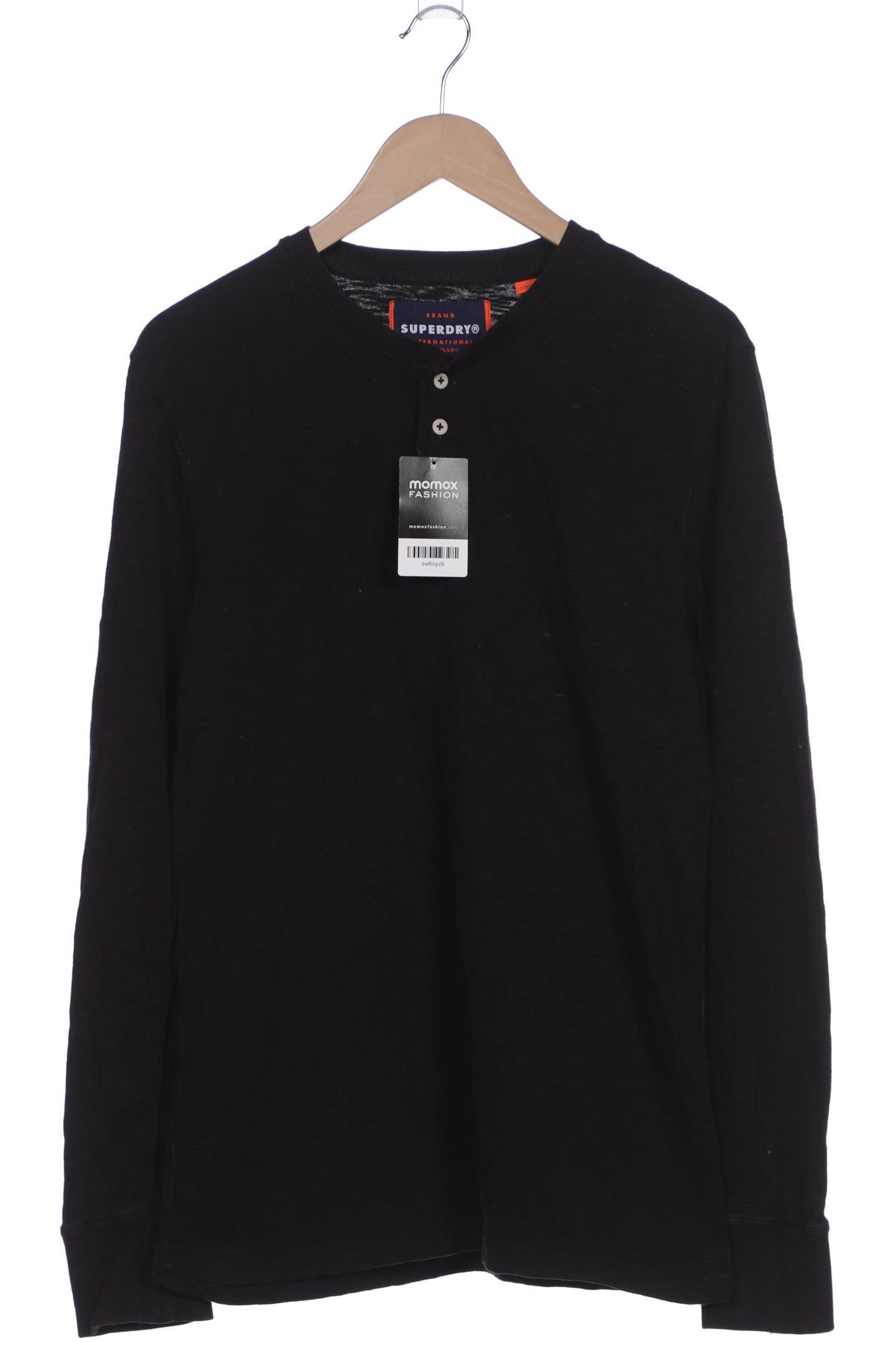 

Superdry Herren Langarmshirt, schwarz, Gr. 54