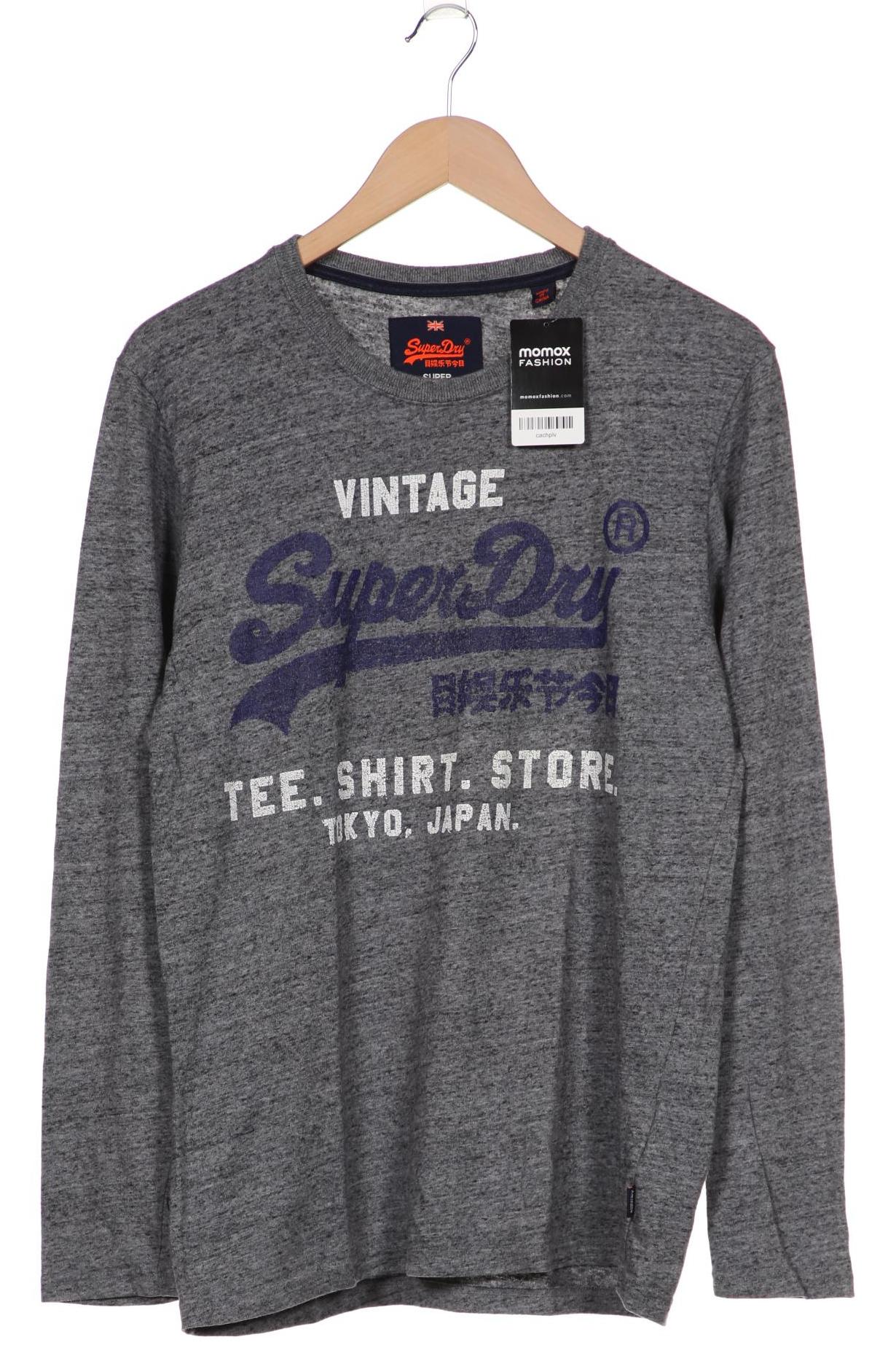 

Superdry Herren Langarmshirt, grau