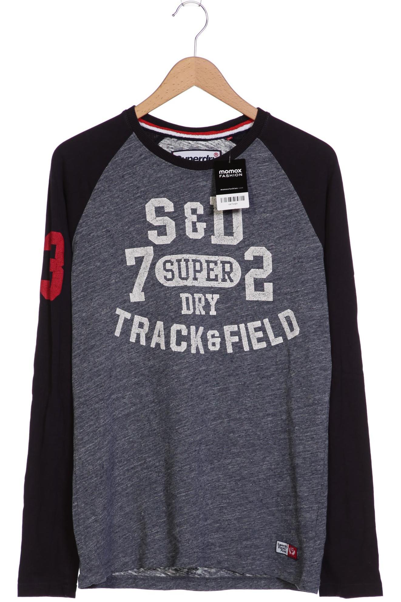

Superdry Herren Langarmshirt, grau