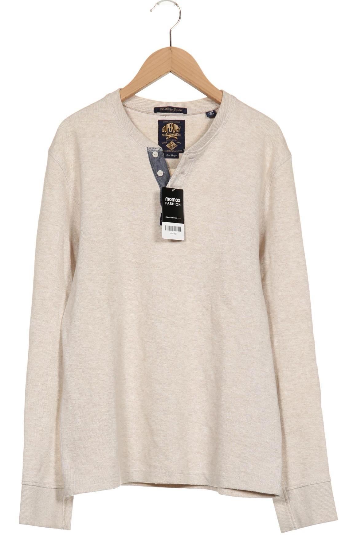 

Superdry Herren Langarmshirt, beige, Gr. 52