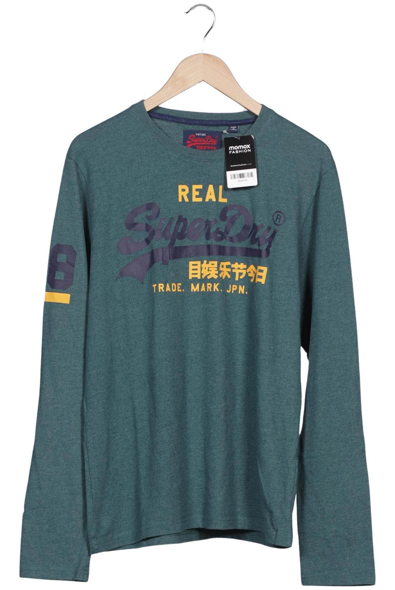 

Superdry Herren Langarmshirt, türkis, Gr. 54