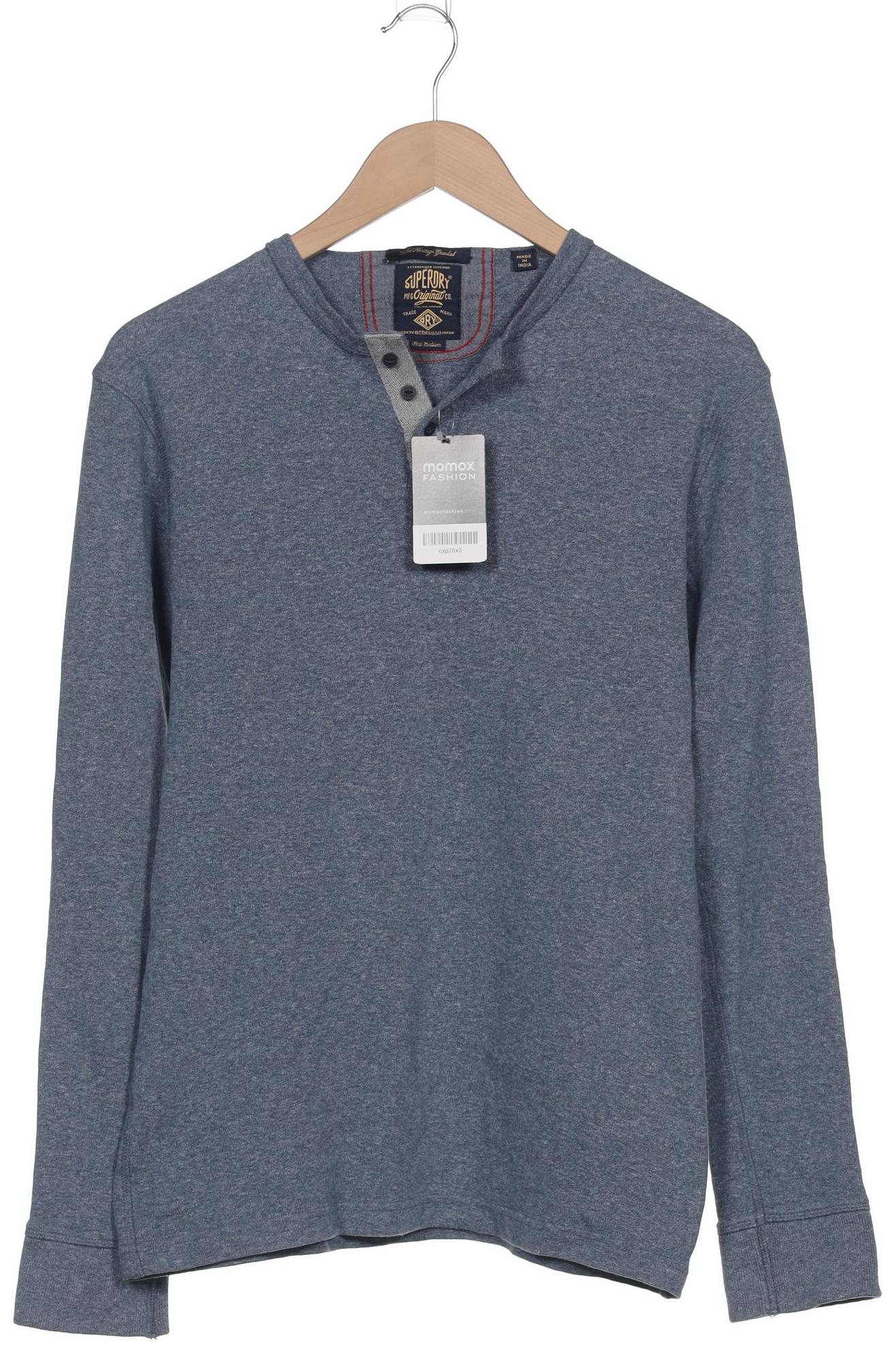 

Superdry Herren Langarmshirt, blau, Gr. 48