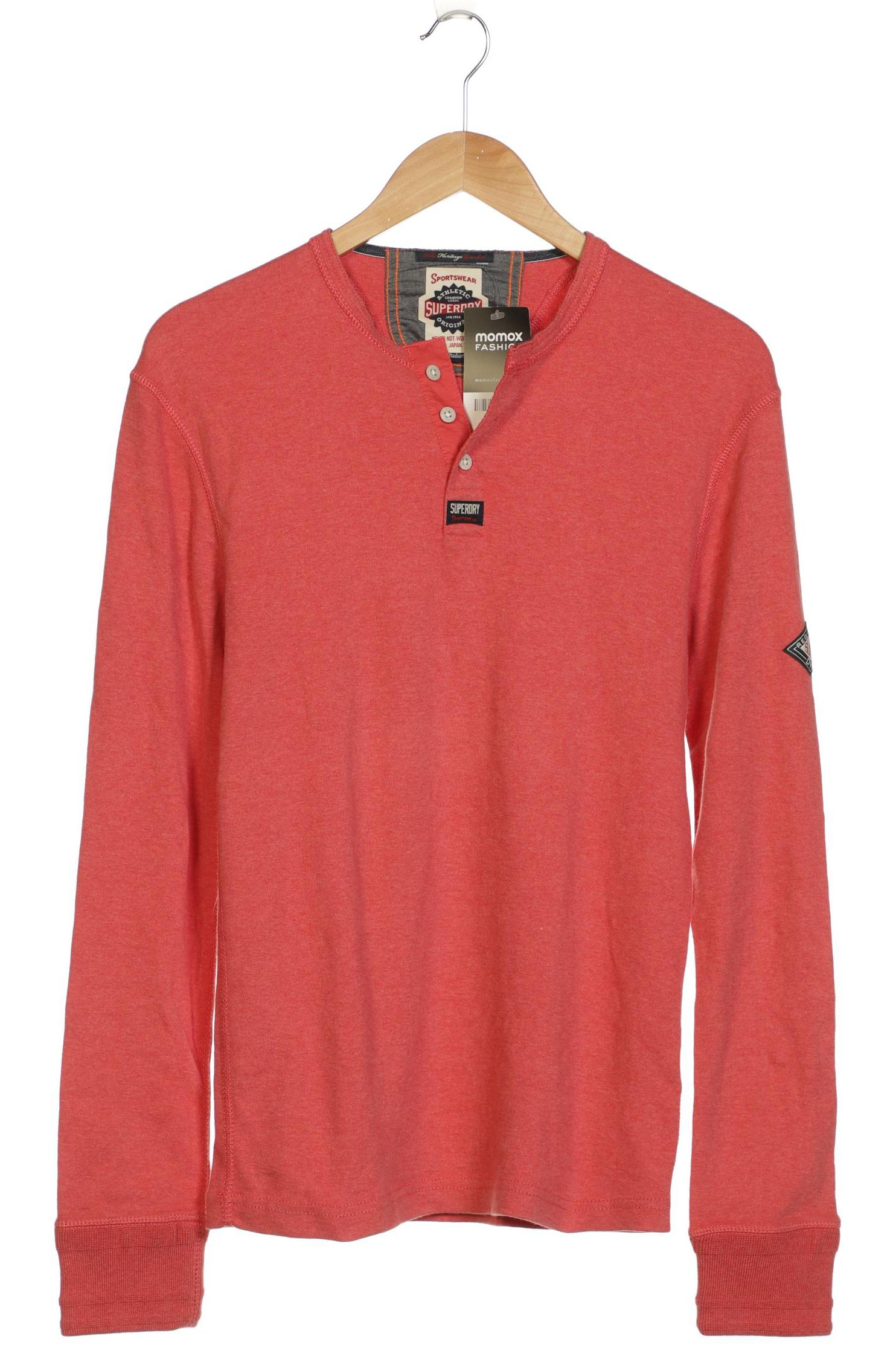

Superdry Herren Langarmshirt, pink, Gr. 48