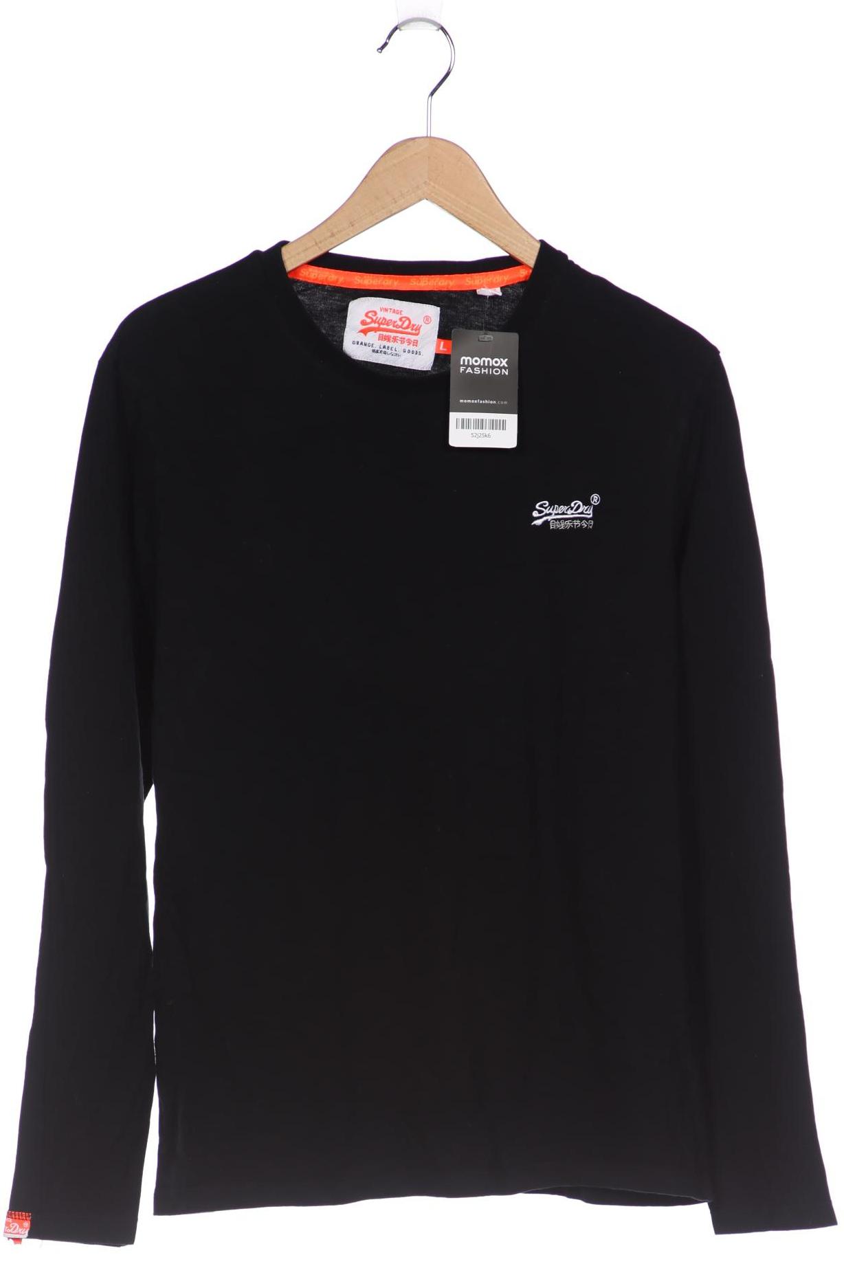 

Superdry Herren Langarmshirt, schwarz