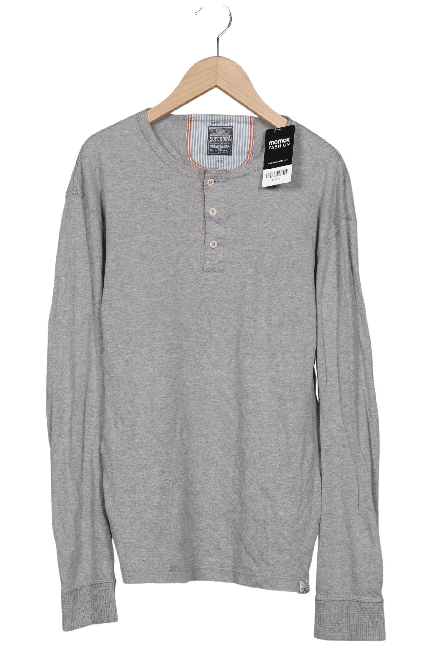 

Superdry Herren Langarmshirt, grau, Gr. 52