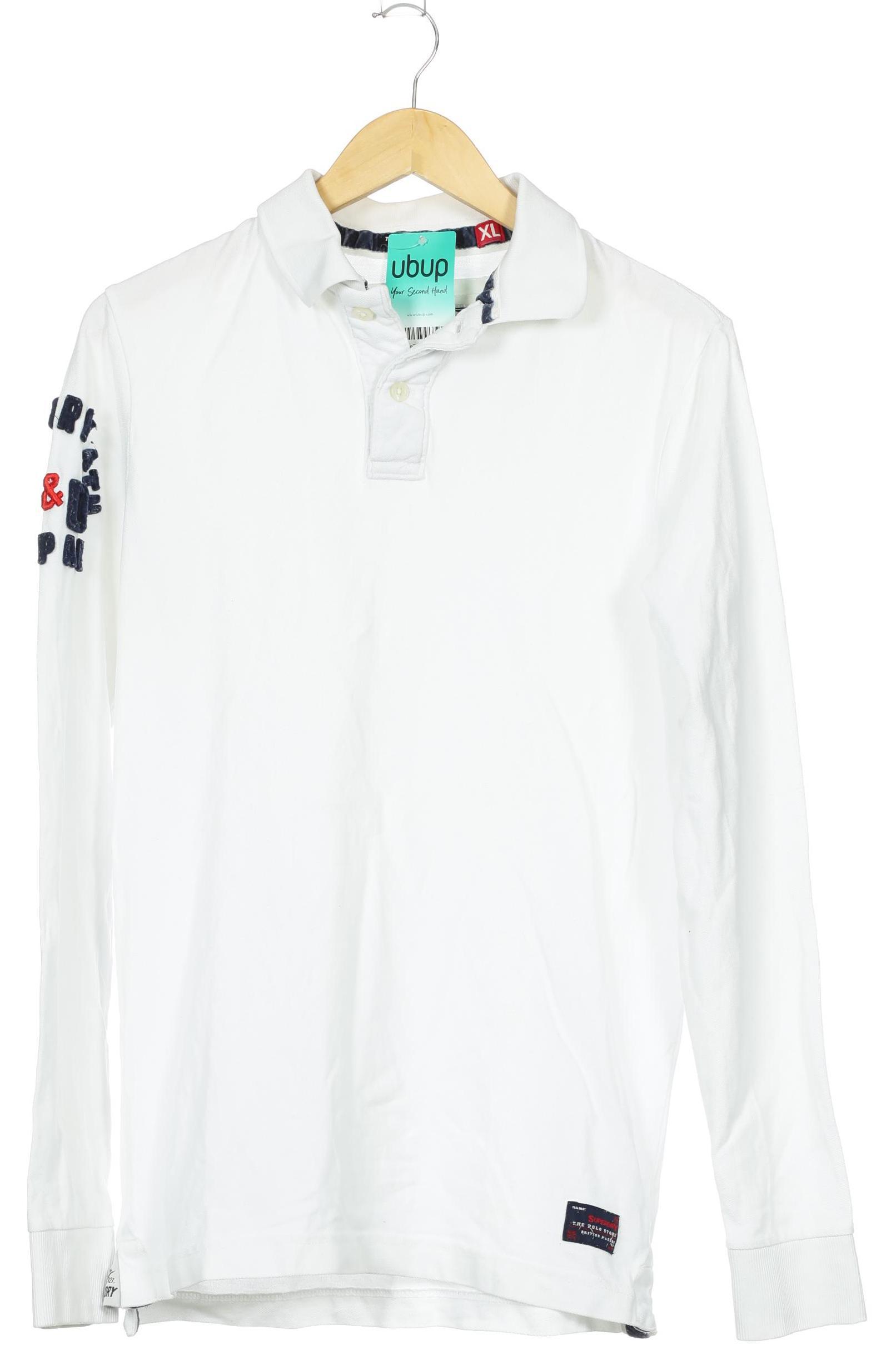 

Superdry Herren Langarmshirt, weiß, Gr.