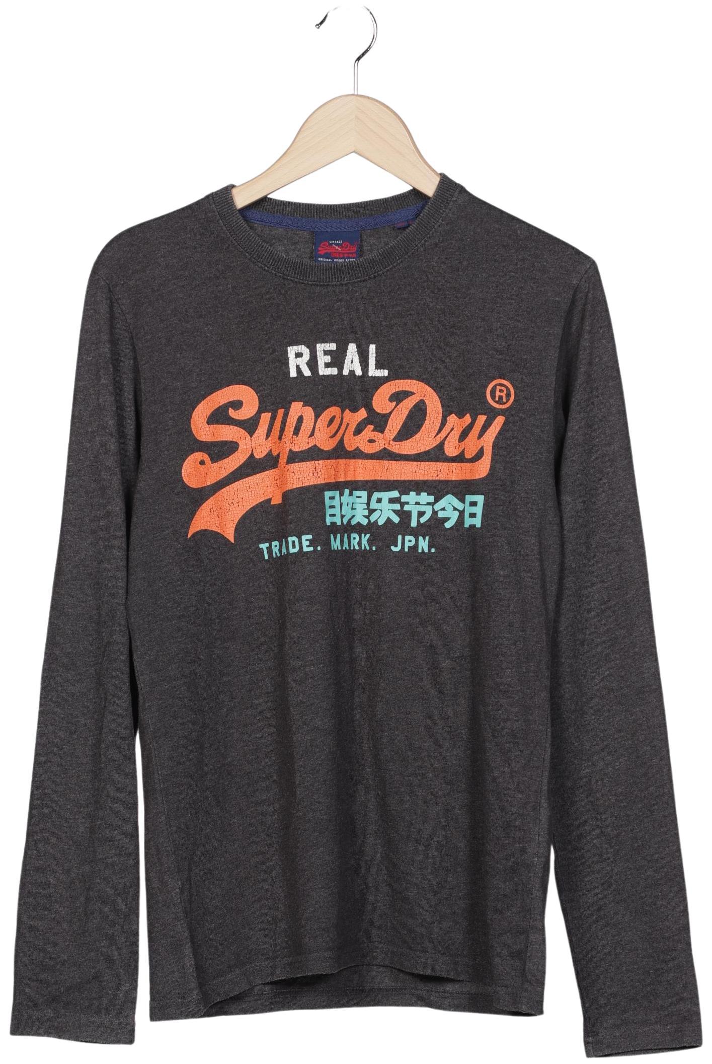

Superdry Herren Langarmshirt, grau, Gr. 46