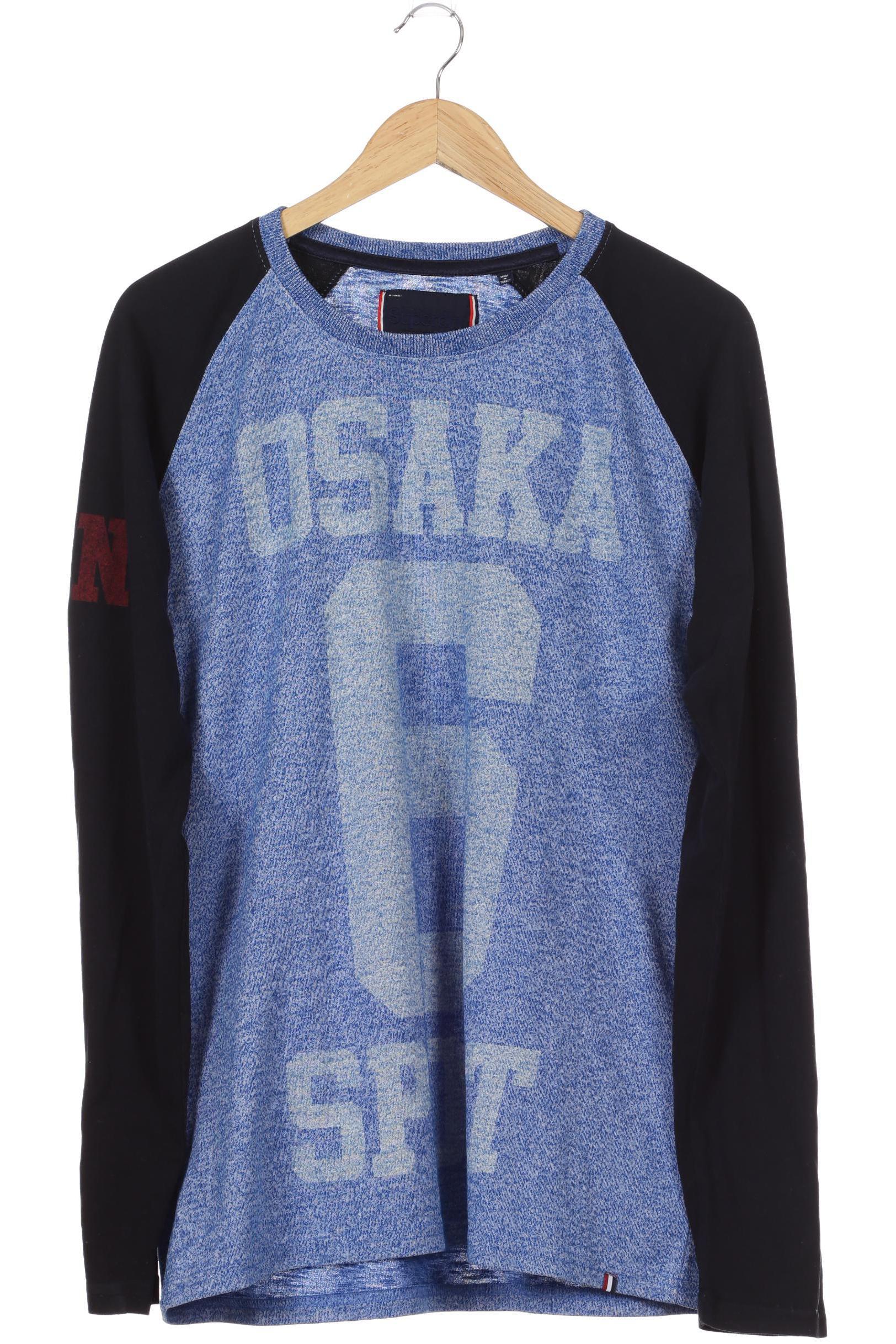 

Superdry Herren Langarmshirt, blau, Gr.