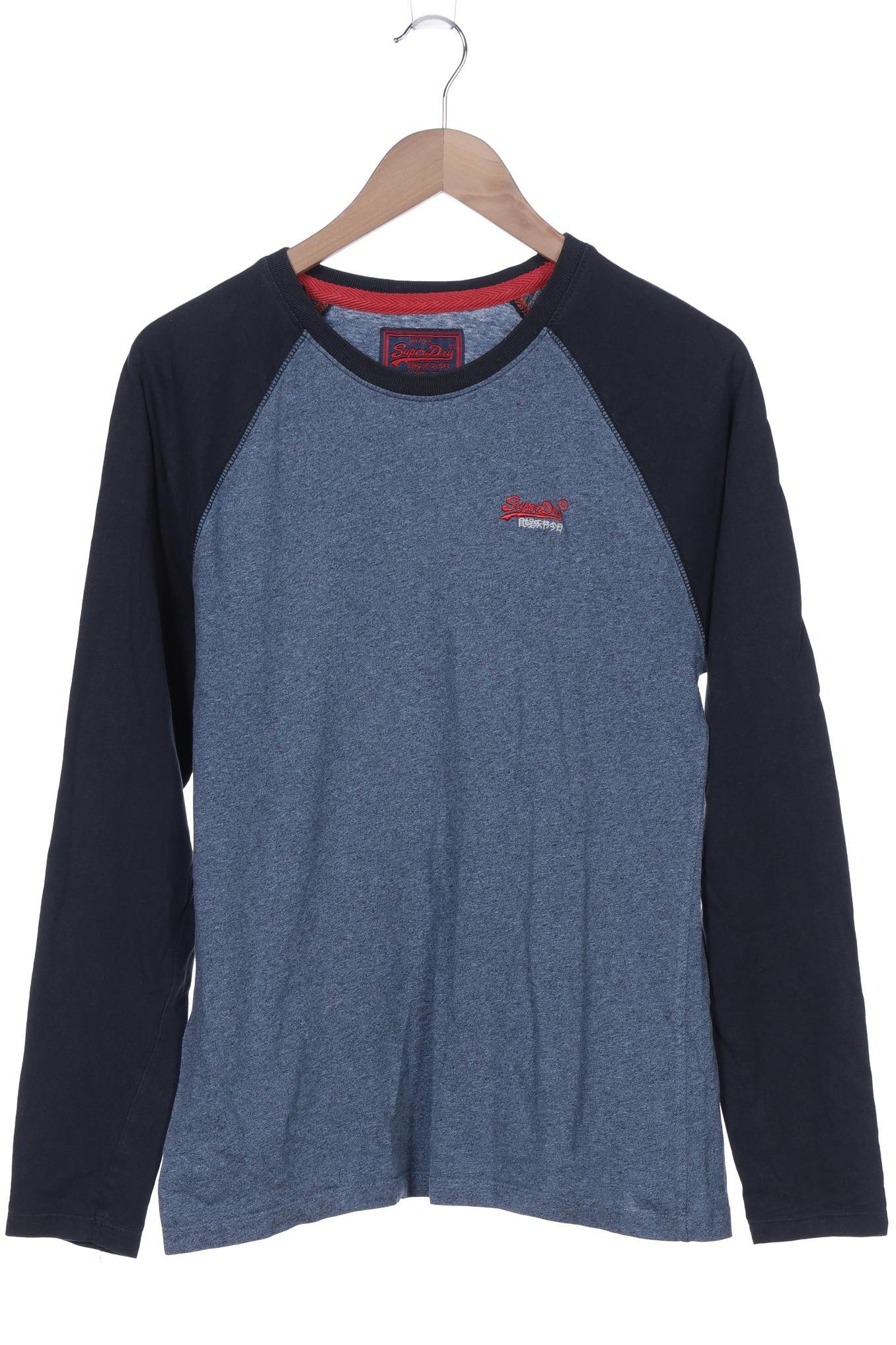 

Superdry Herren Langarmshirt, blau, Gr. 52
