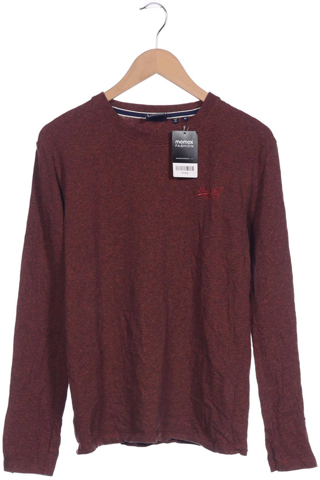 

Superdry Herren Langarmshirt, bordeaux, Gr. 48